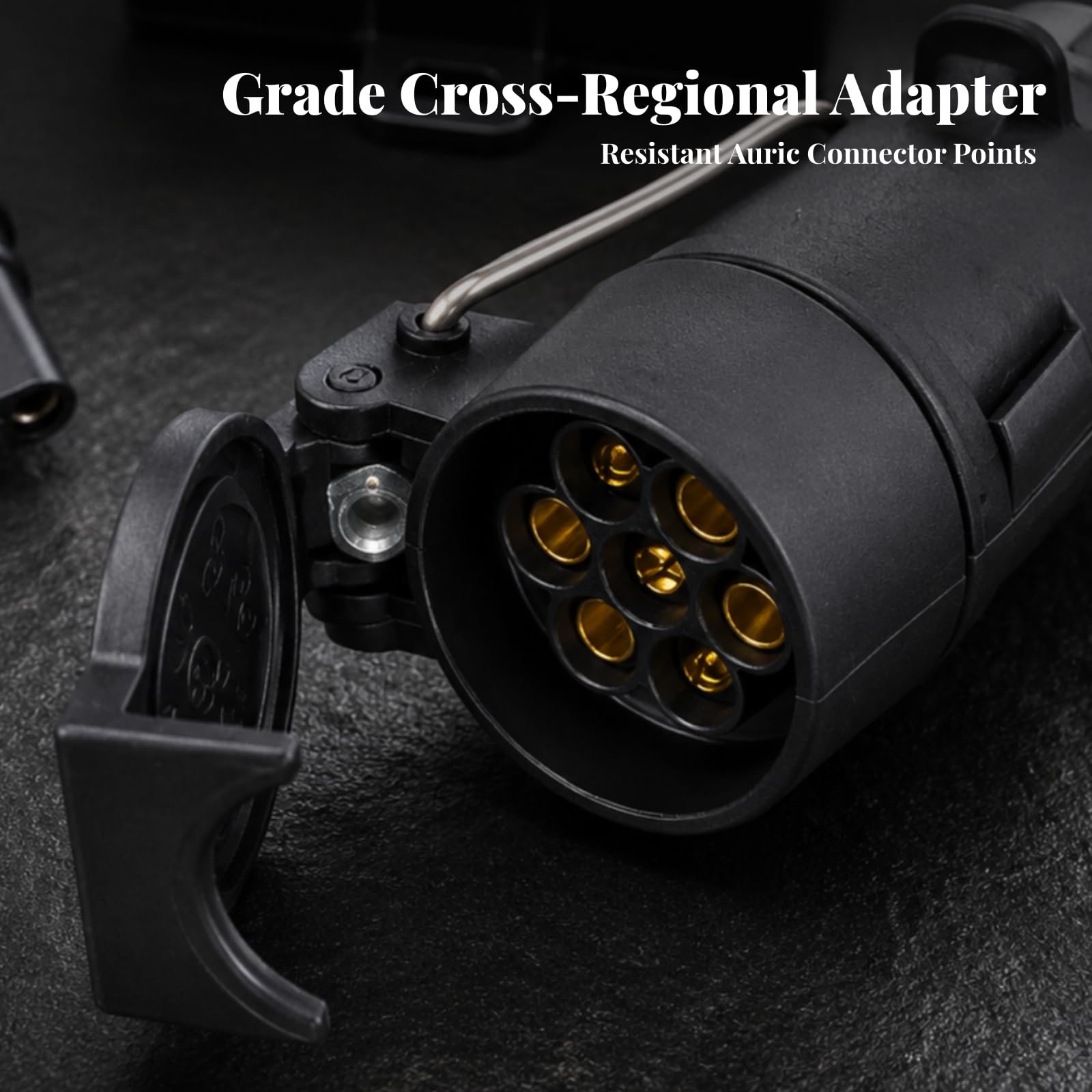 Adaptador Remolque con Tapa Antipolvo | Arnés Adaptador Remolque con Enchufe y , Impermeable, para Remolques