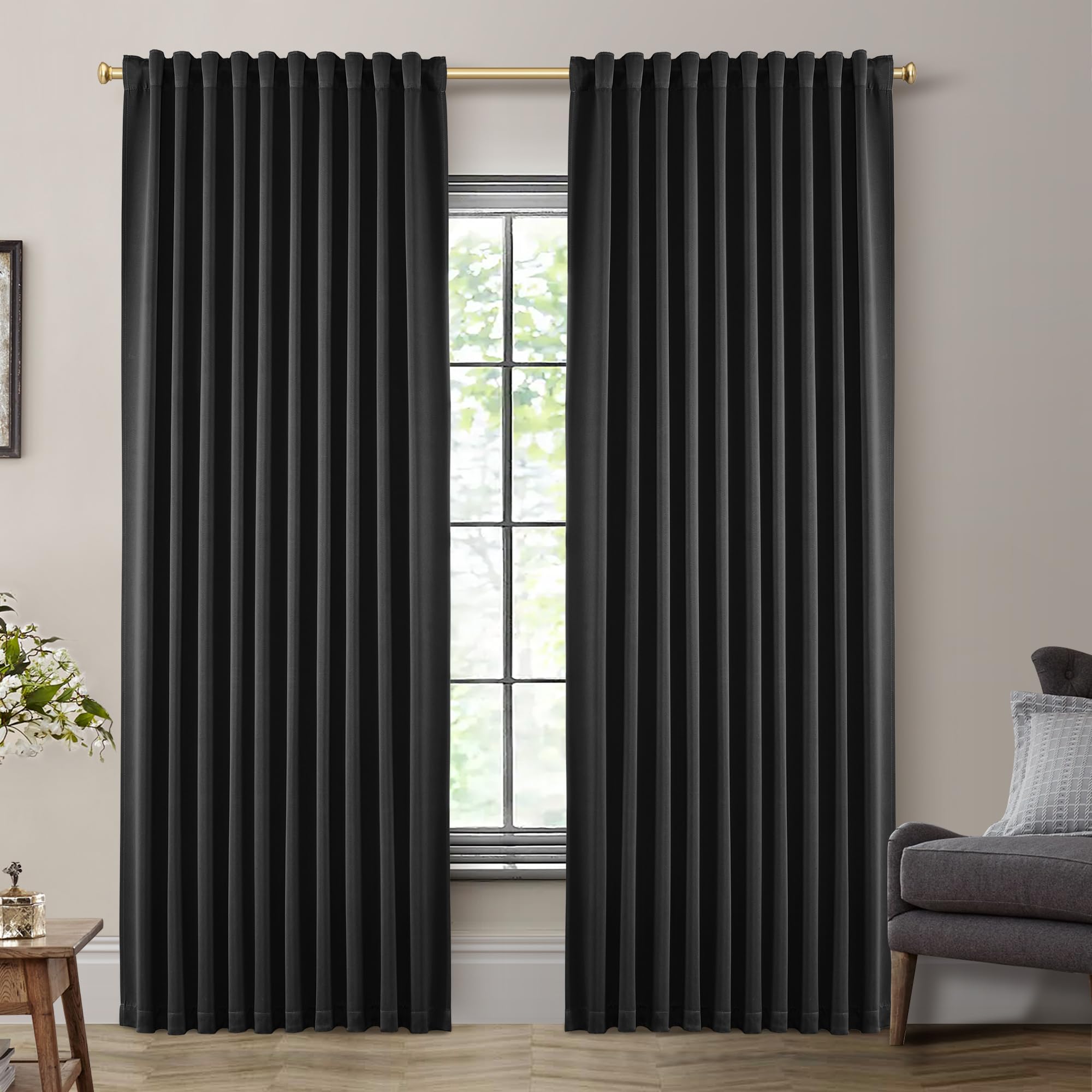 SHINELAND Extra Wide Curtains