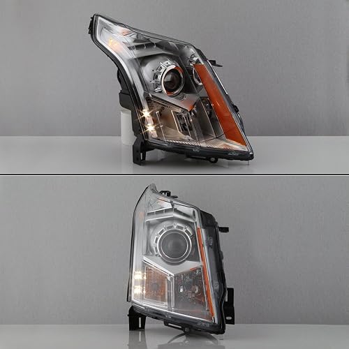 Miniatura 8 de AKKON - Para Cadillac SRX 2010-2016 estilo fábrica OE reemplazo halógeno tipo faro lámpara pasajero lado derecho