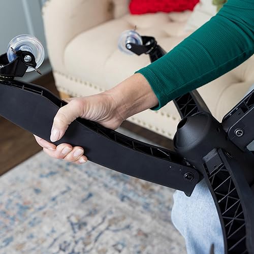 Miniatura 9 de Soporte universal para árbol de Navidad rodante: ajustable para adaptarse a árboles falsos de hasta 9 pies de alto | Tree Keeper