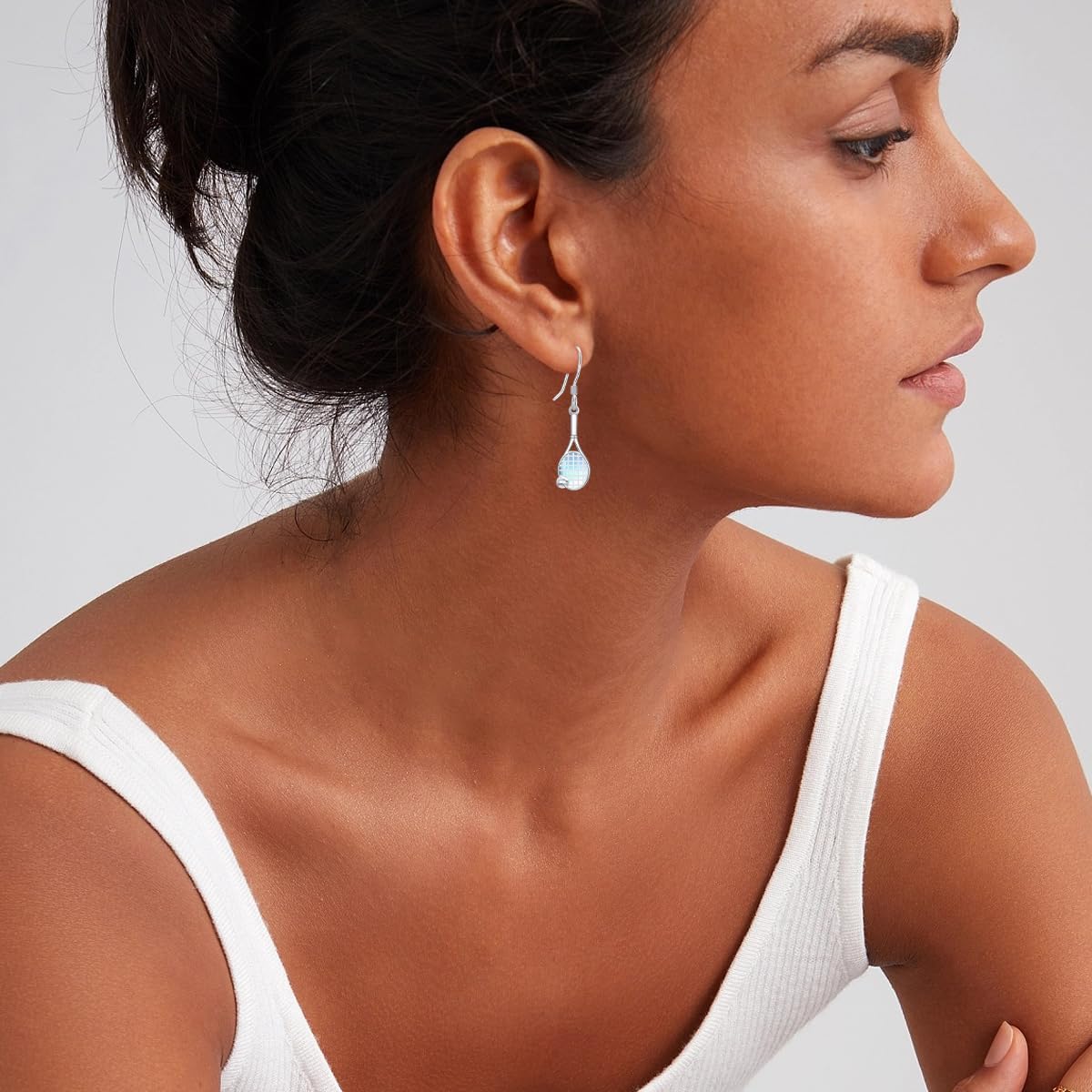 PELOVNY Sport Dangle Drop Earrings for Women 925 Sterling Silver Golf Tennis Volleyball Basketball Soccer Ball Earrings Birthday Christmas Jewelry Gifts for Athletes Sport Lovers