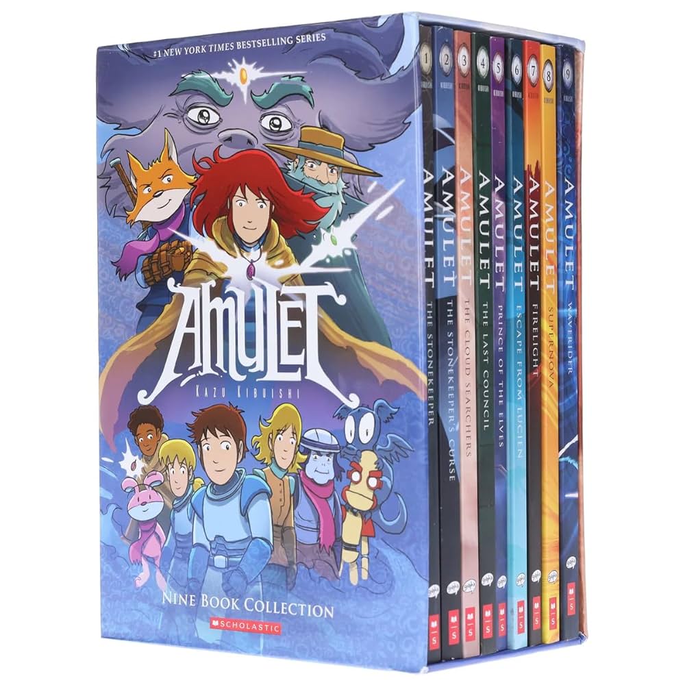 AMULET 英語本　1〜8巻セット AMULET Complete Set Series books 1-8 by Kazu Kibuishi