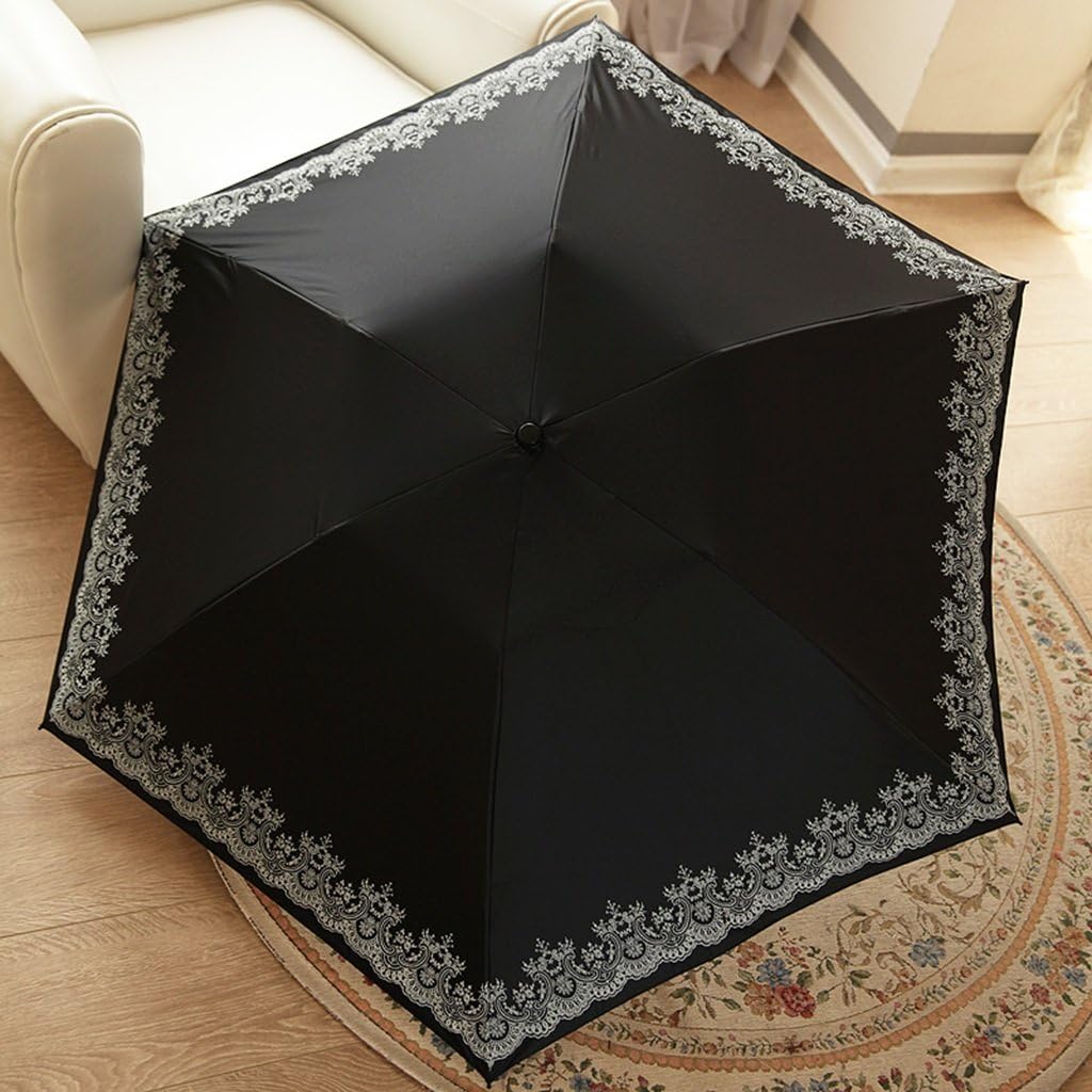 Umbrellas Ultra-light Japanese-style Tiger Bone 99% Anti-ultraviolet Black Umbrella Oversized Umbrella Sunny Umbrella Female ( Color : #2 )