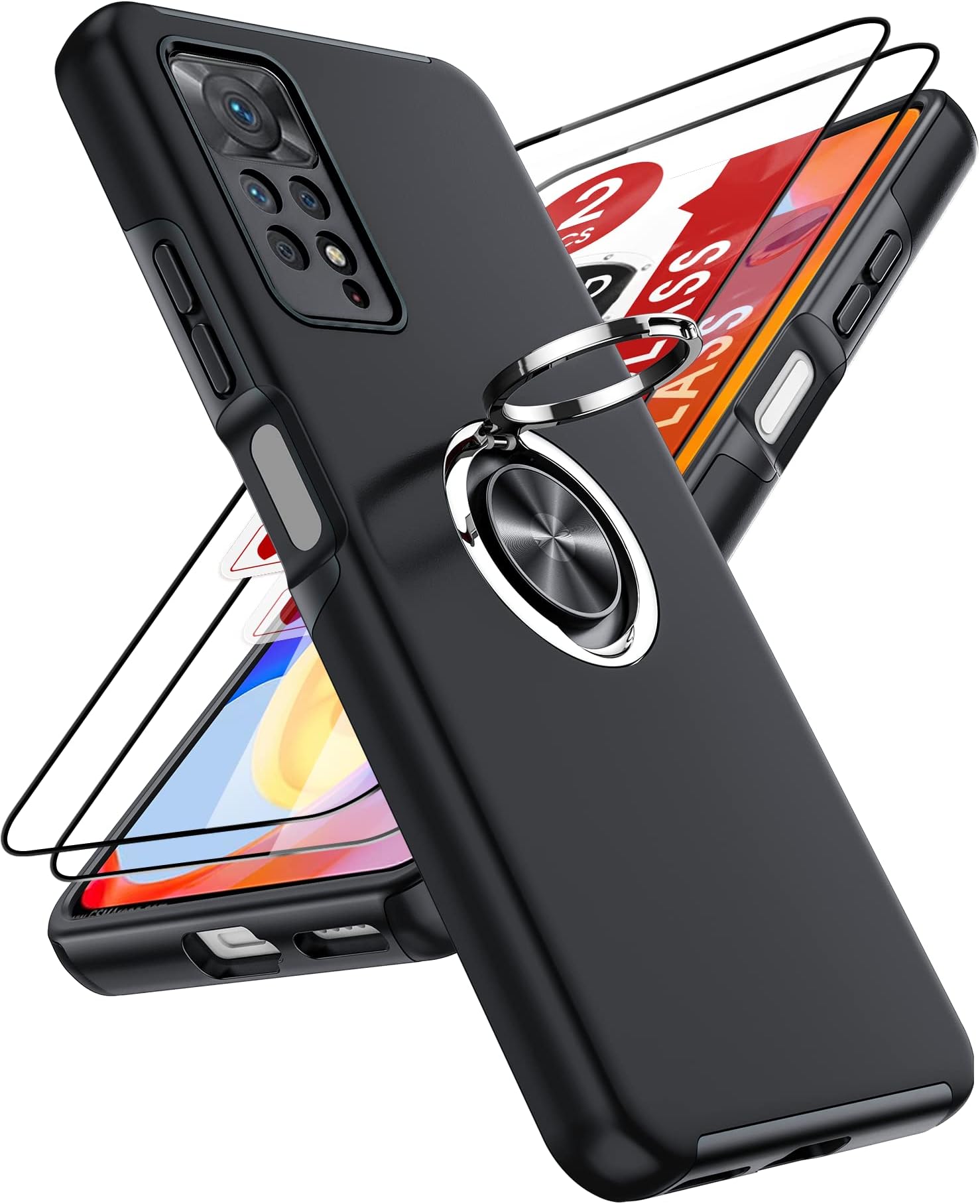 COVER SLIM CUSTODIA NERA Per XIAOMI REDMI NOTE 9T + PELLICOLA VETRO - Foto 7