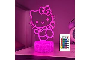 Cama de hello kitty para niñas - Anime Charater 16 Color Change...