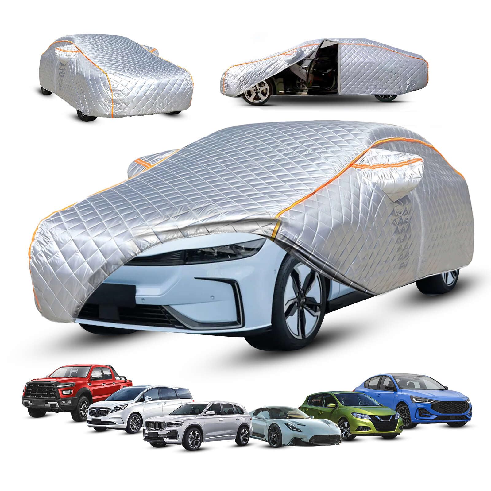 Funda Coche Antigranizo para Renault Austral 2022-2026,Funda Coche Antipolvo Exterior,Engrosamiento ProteccióN contra Granizo