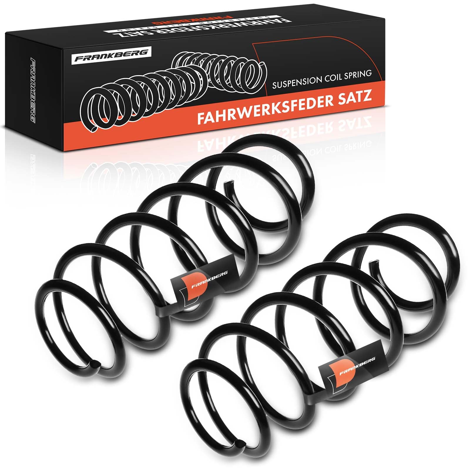 Frankberg 2x Molle autotelaio Molle sospensioni Compatibile con Classe A W169 A 150 A 160 CDi A 170 A 180 CDi A 200 CDi A 200 Turbo A 200 2004-2012 Replace# RH6615