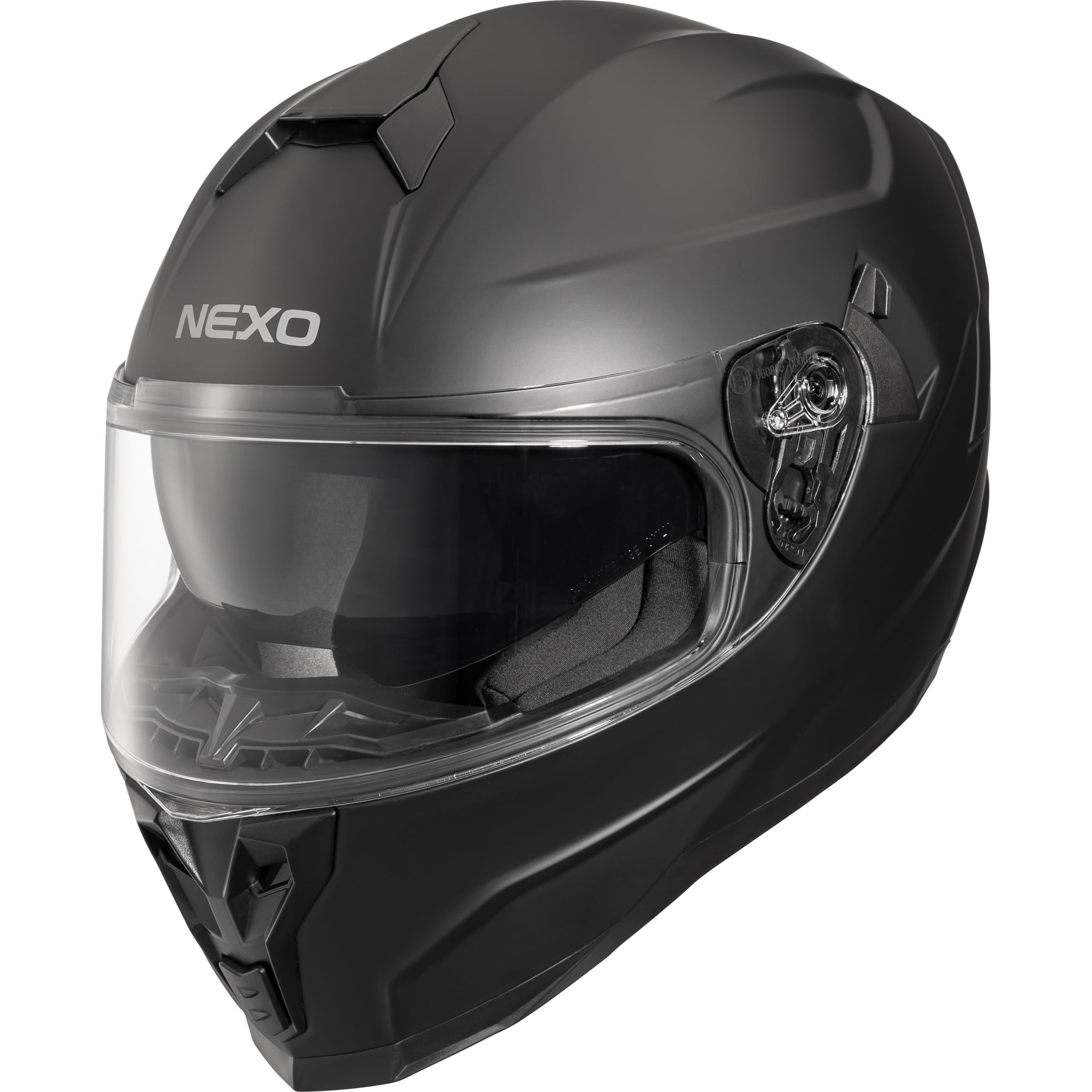 Nexo Integralhelm Comfort II – Thermoplast – Kratzfestes Visier – ECE 22/06