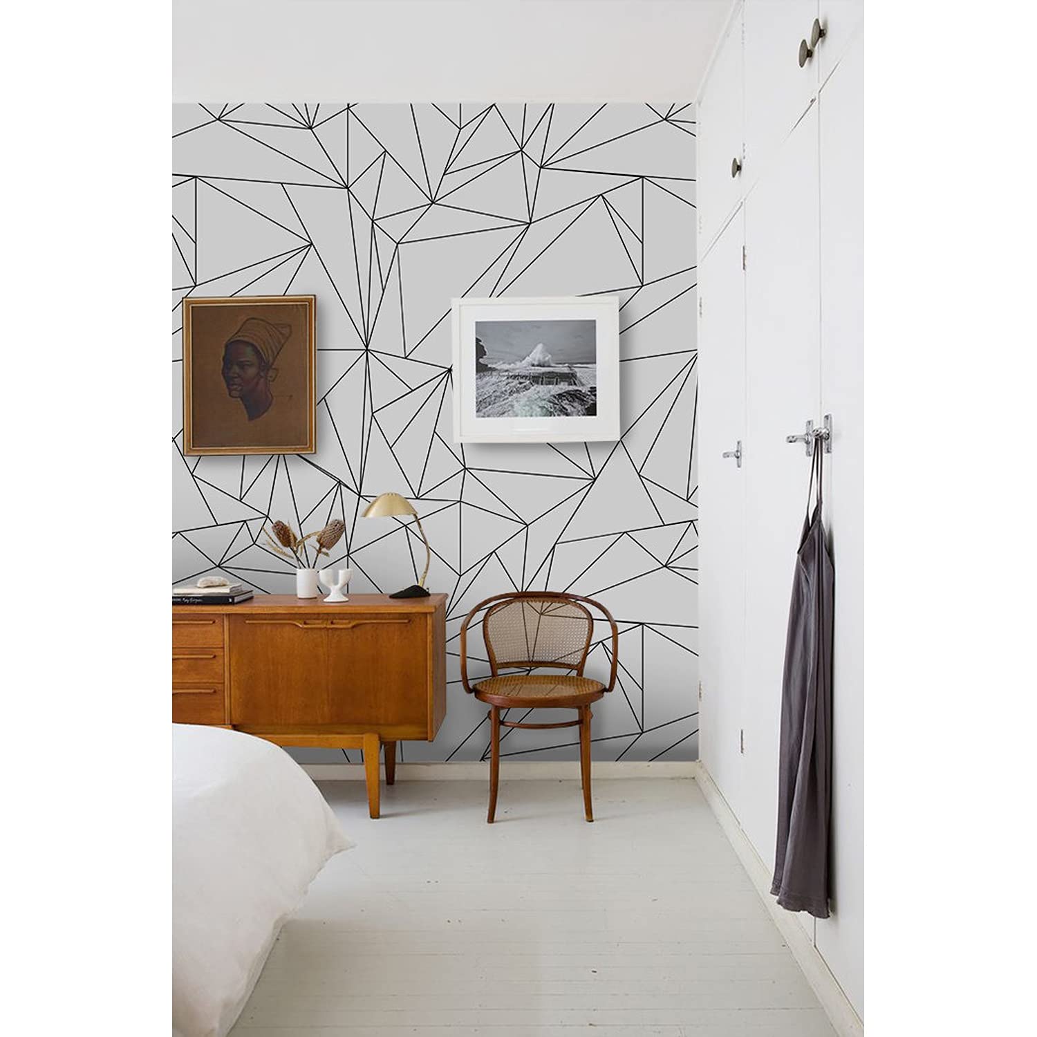 Décoration meuble chambre salon avec papier peint stickers muraux Coloray