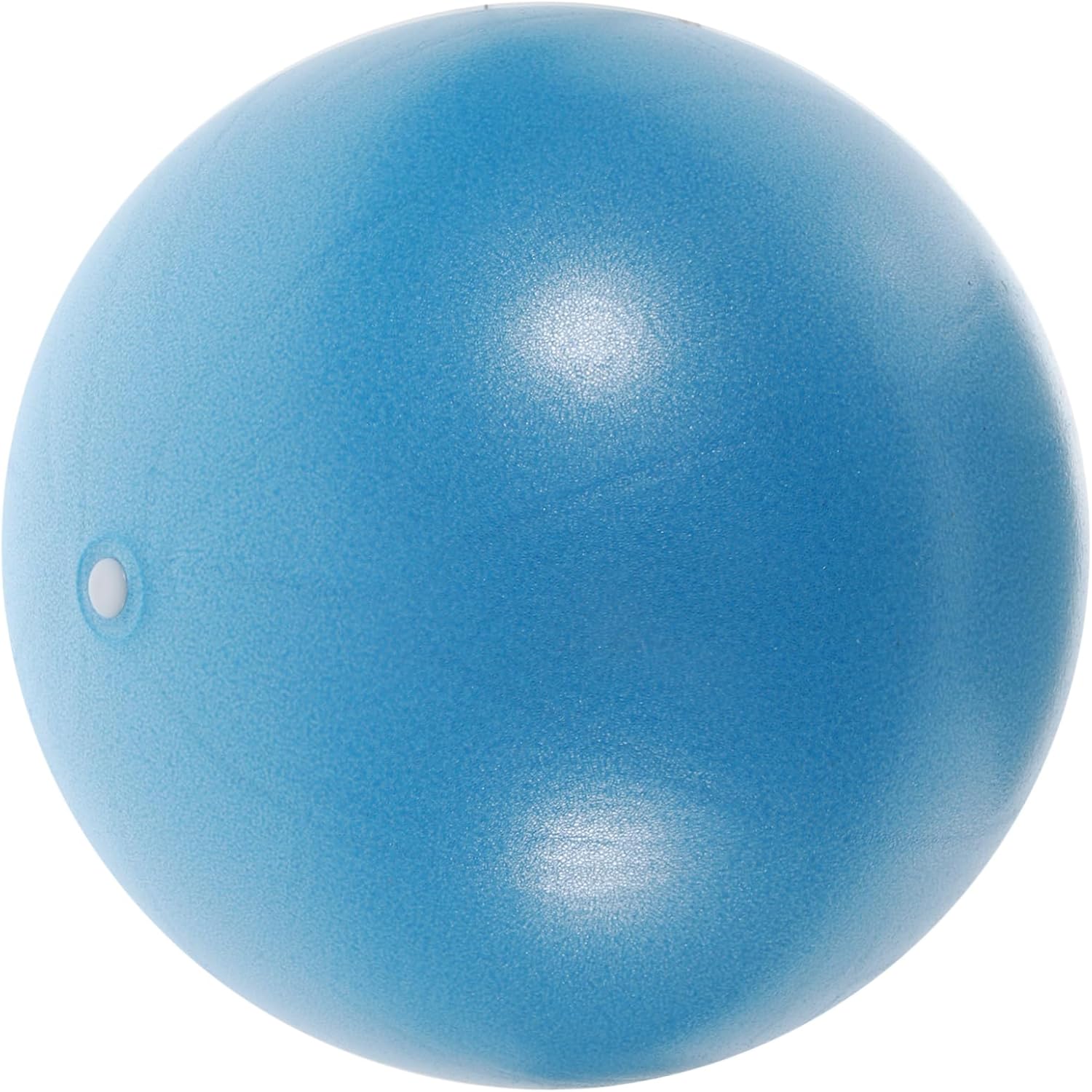 Ball with Pump Portable Small Core Exercise Ball for Home Workout Physical Therapy Strength Training Balance Improvement in Blue PVC