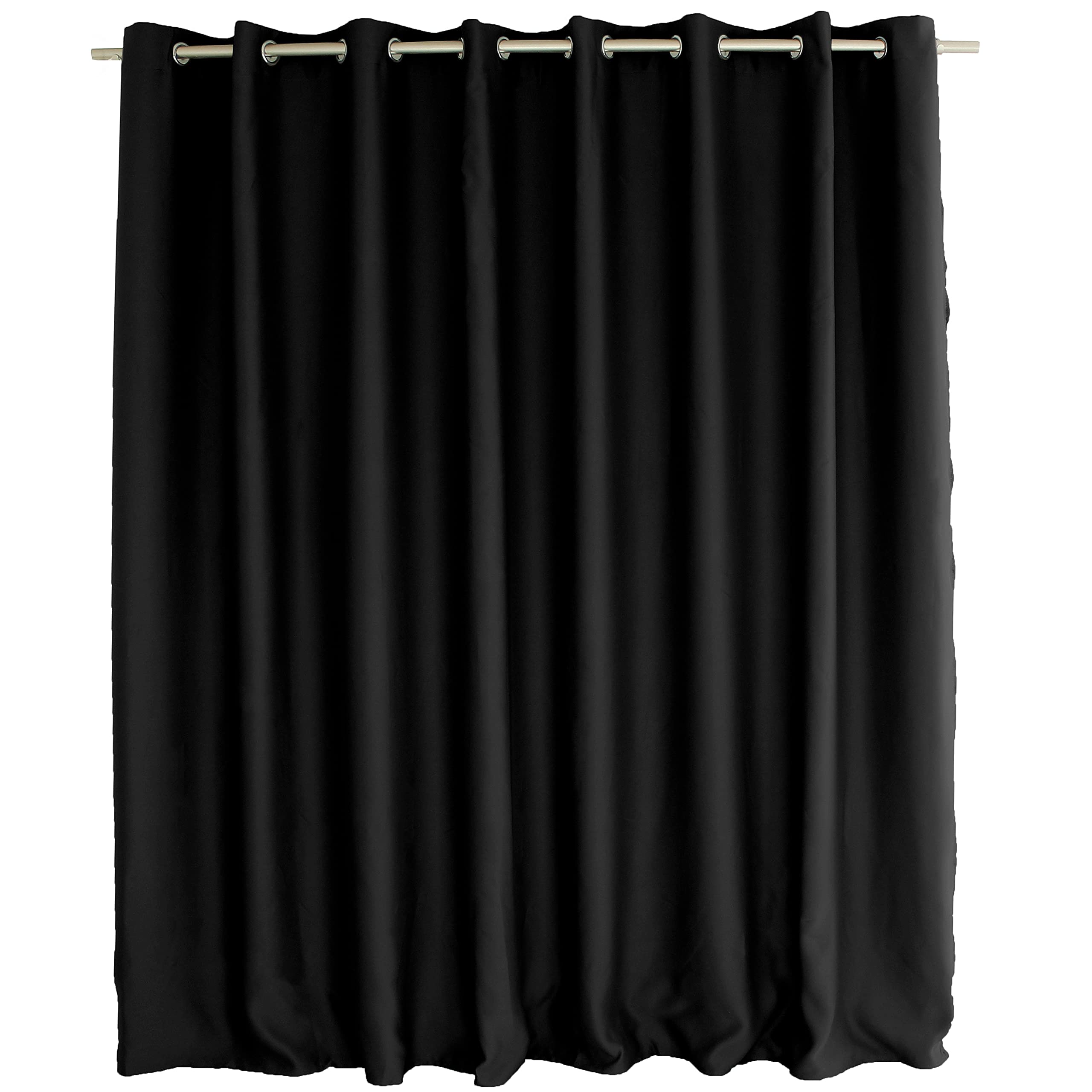 ED ENJOY HOME 1 Tenda Oscurante Grande Larghezza, Poliestere, Nero, 300 x 240 cm