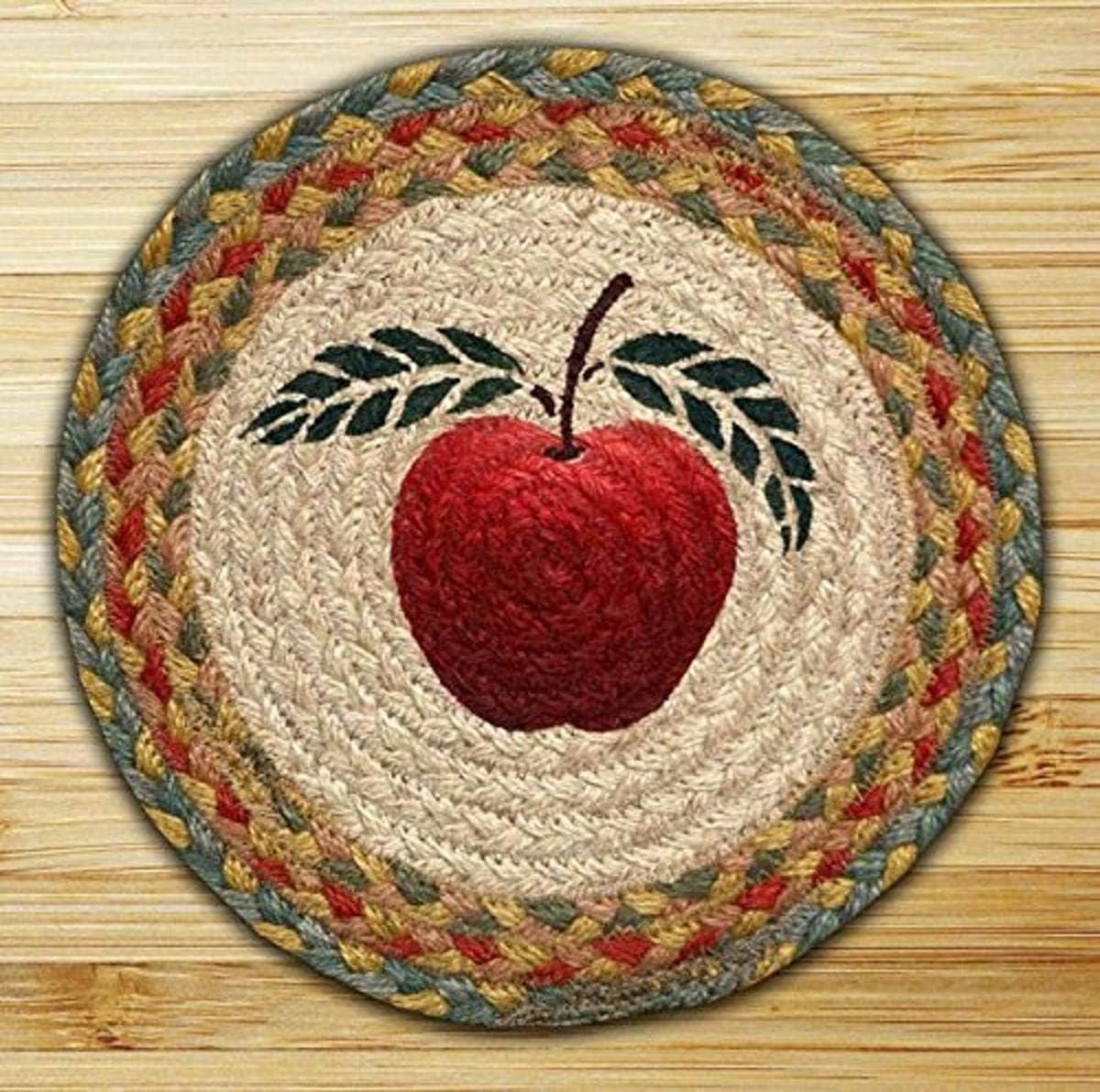 Earth Rugs Trivet, 10Inch, Blue/Red Home & Kitchen