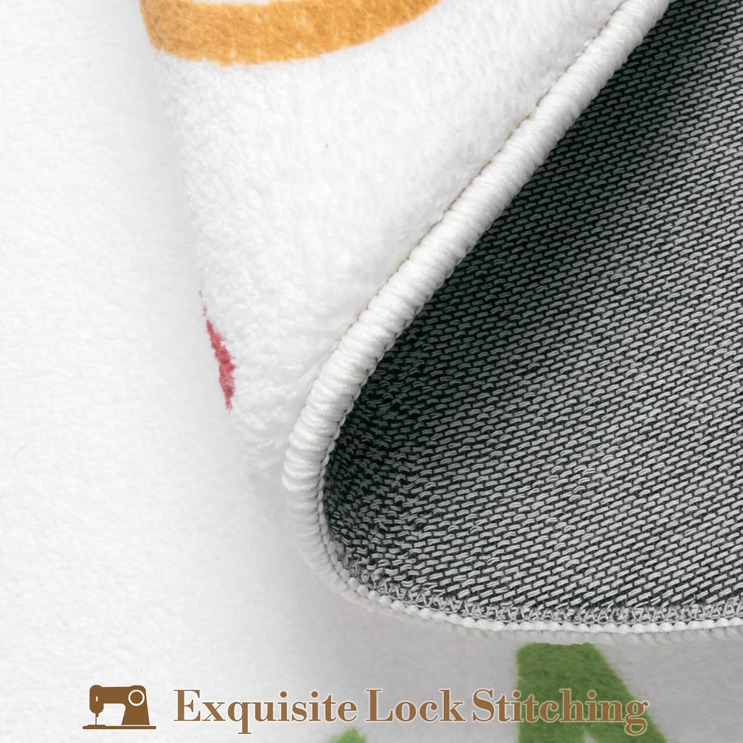 Topotdor Oval Kids Play Rug Alphabet Nursery Area Rug Extra Large Soft Crawling Play Mat for Children Toddlers Bedroom (47x70 inch, Multi Color)