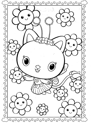 Miniatura 9 de Gabbys Dollhouse - Juego de libros para colorear para niños niñas paquete con paquete de juegos libro para colorear para niños y más