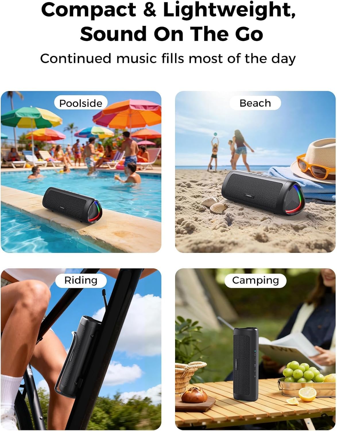 20W Portable Wireless Bluetooth Speaker with IPX5 Waterproof Z94157