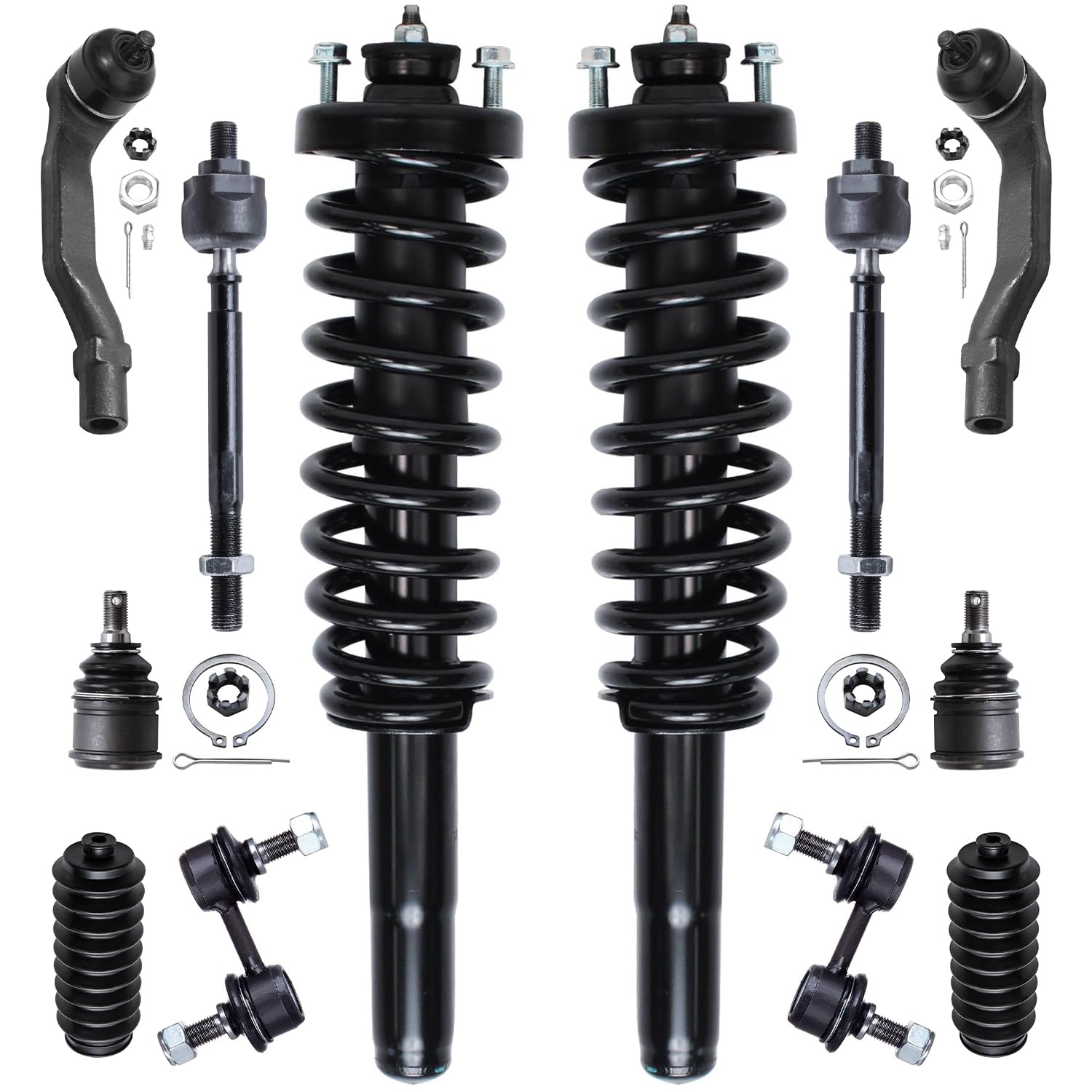 Detroit Axle - Front Struts Kit for 1997 1998 1999 2000 2001 Honda CR-V