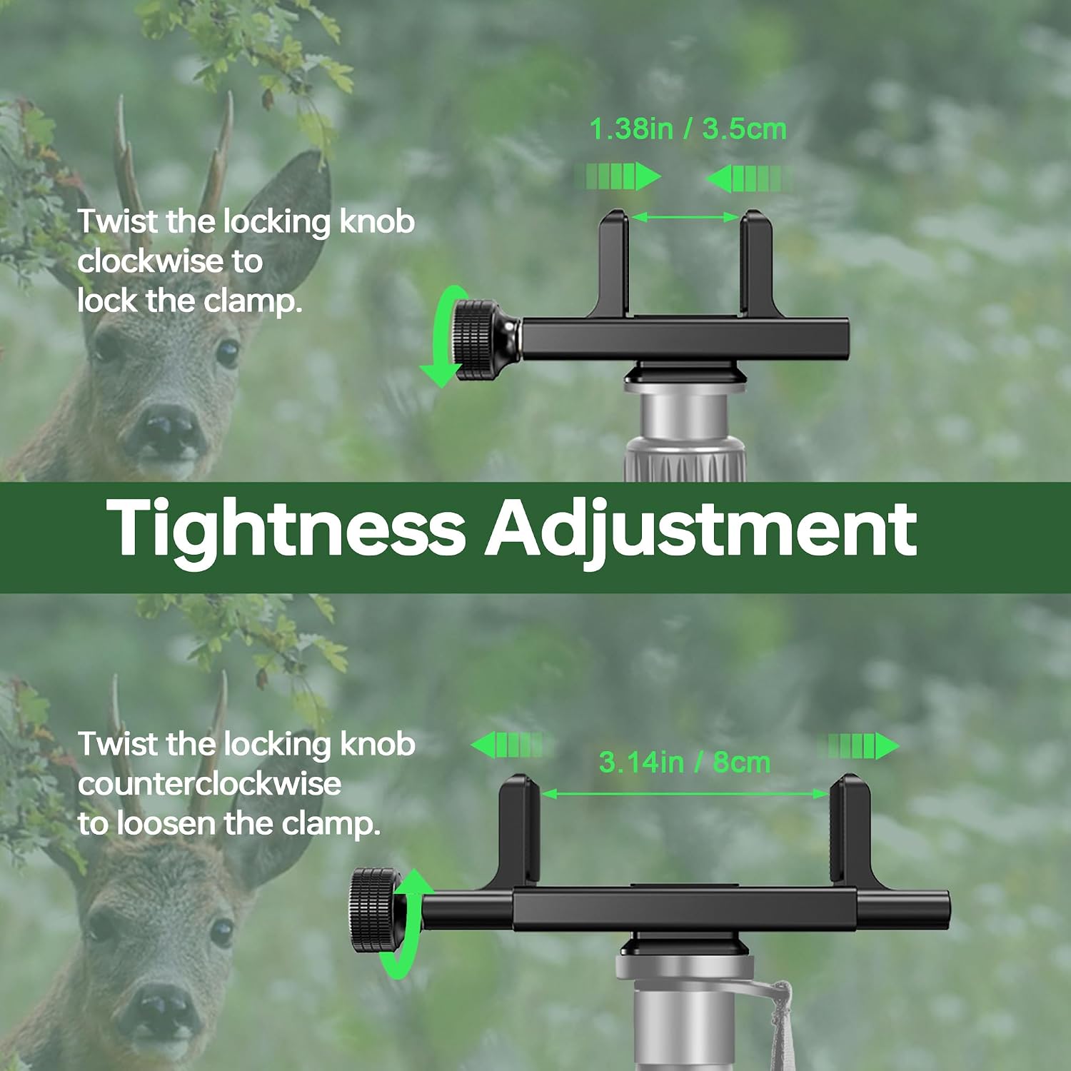 Manbily Shooting Saddle, Portable Compact Lightweight Mini Saddle for Hunting Tripod, CNC Aluminum Rest Head Clamp, 1/4inch & 3/8 inch Mount Arca-Swiss Compatibility Base, U-9