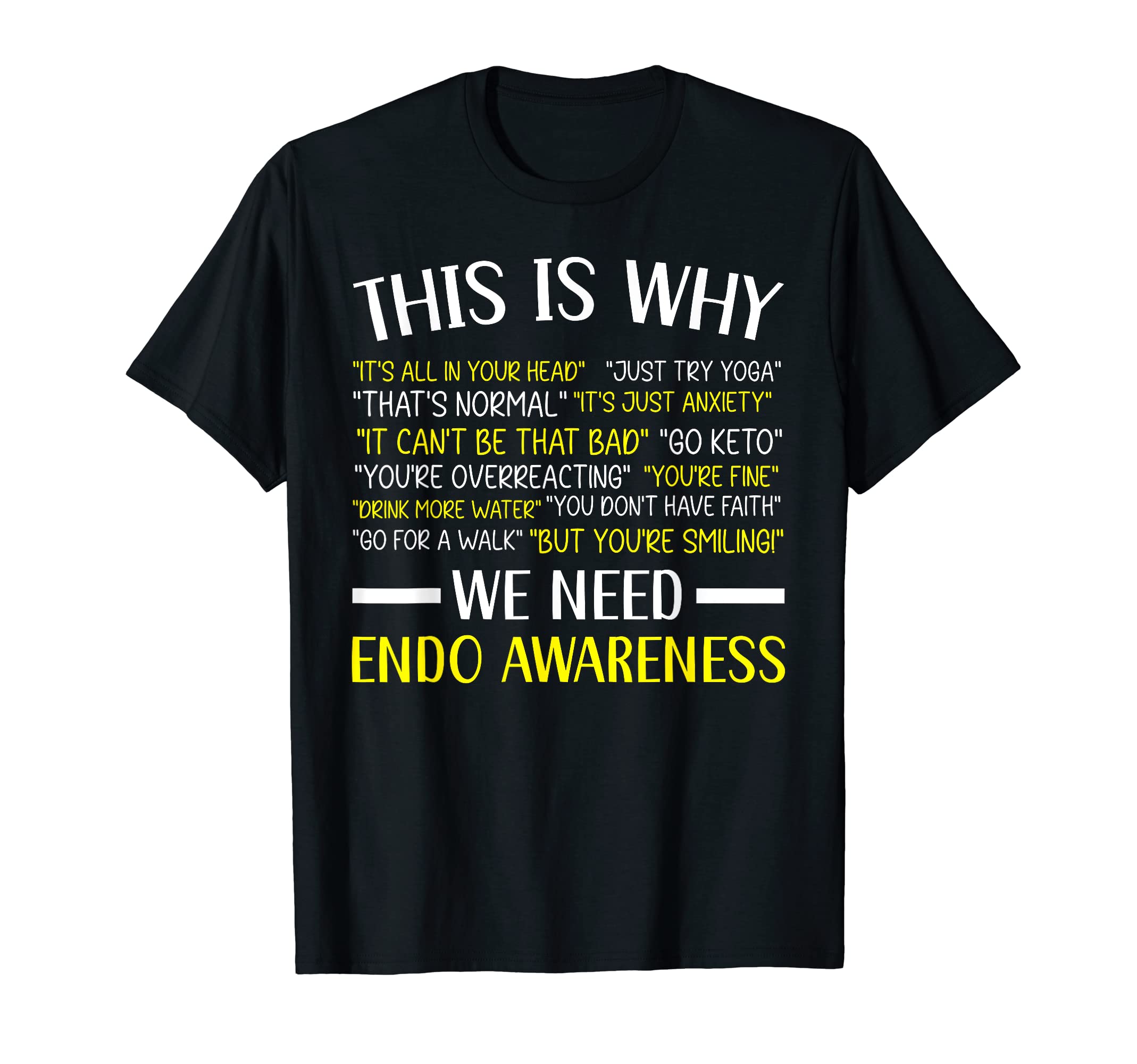 Endometriosis Awareness Endo Warrior SteMi ApparelEndo Warrior Endometriosis Awareness Disease T-Shirt