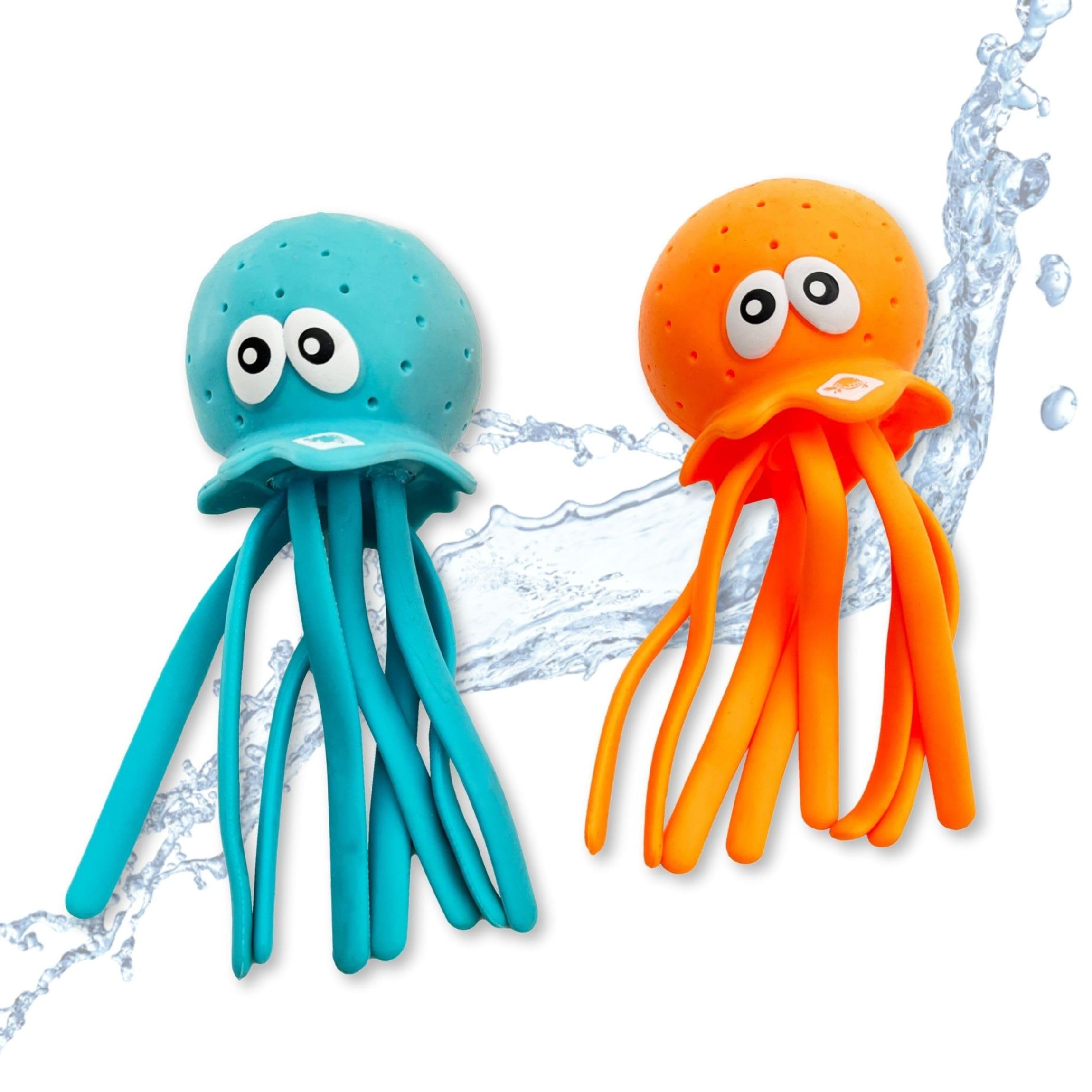 Schildkröt® Octo Buddies, animales acuáticos con efecto bomba de agua, para niños a partir de 3 años, ideales para piscinas, piscinas, bañeras