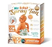 My First Spray Tan Prank Gift Box - Funny Gift For New Parents or White Elephant Gift