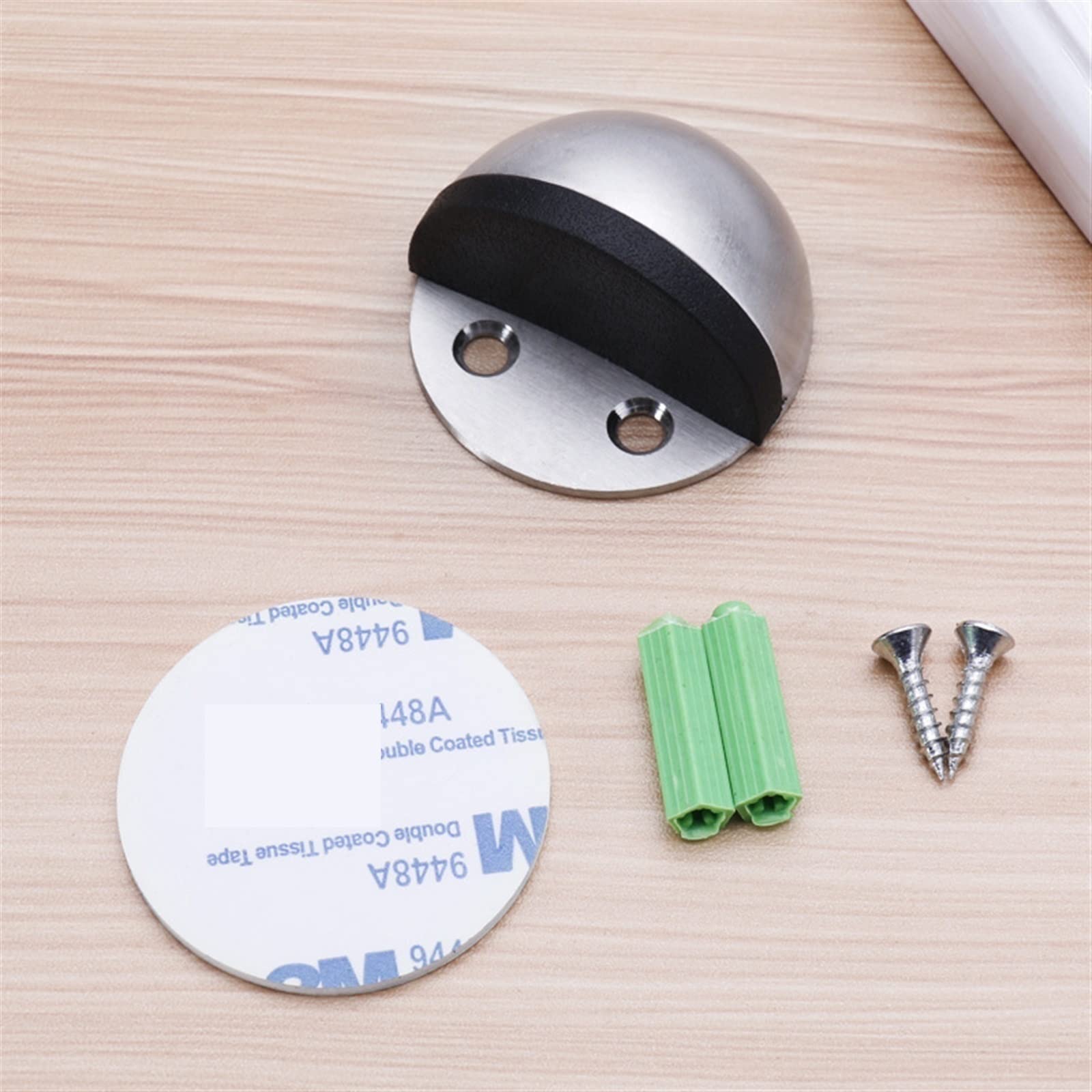 Butée de porte magnétique acier inoxydable aspiration caoutchouc