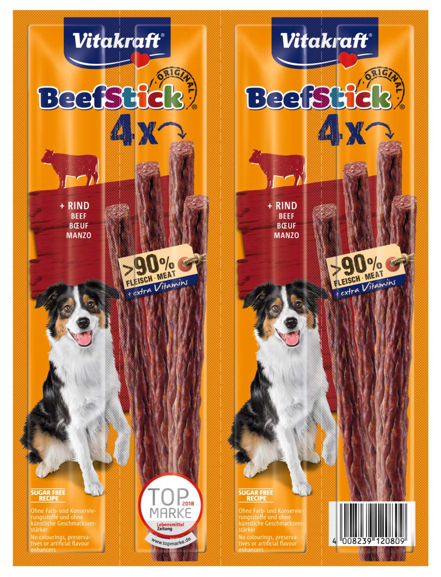 Vitakraft Beef Stick au Boeuf snack premium riche en viande pour grand chien
