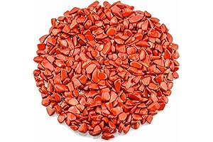 Nature's Touch Grounding Stones: Red Jasper Tumbled Chips for Stability and Inner Peace