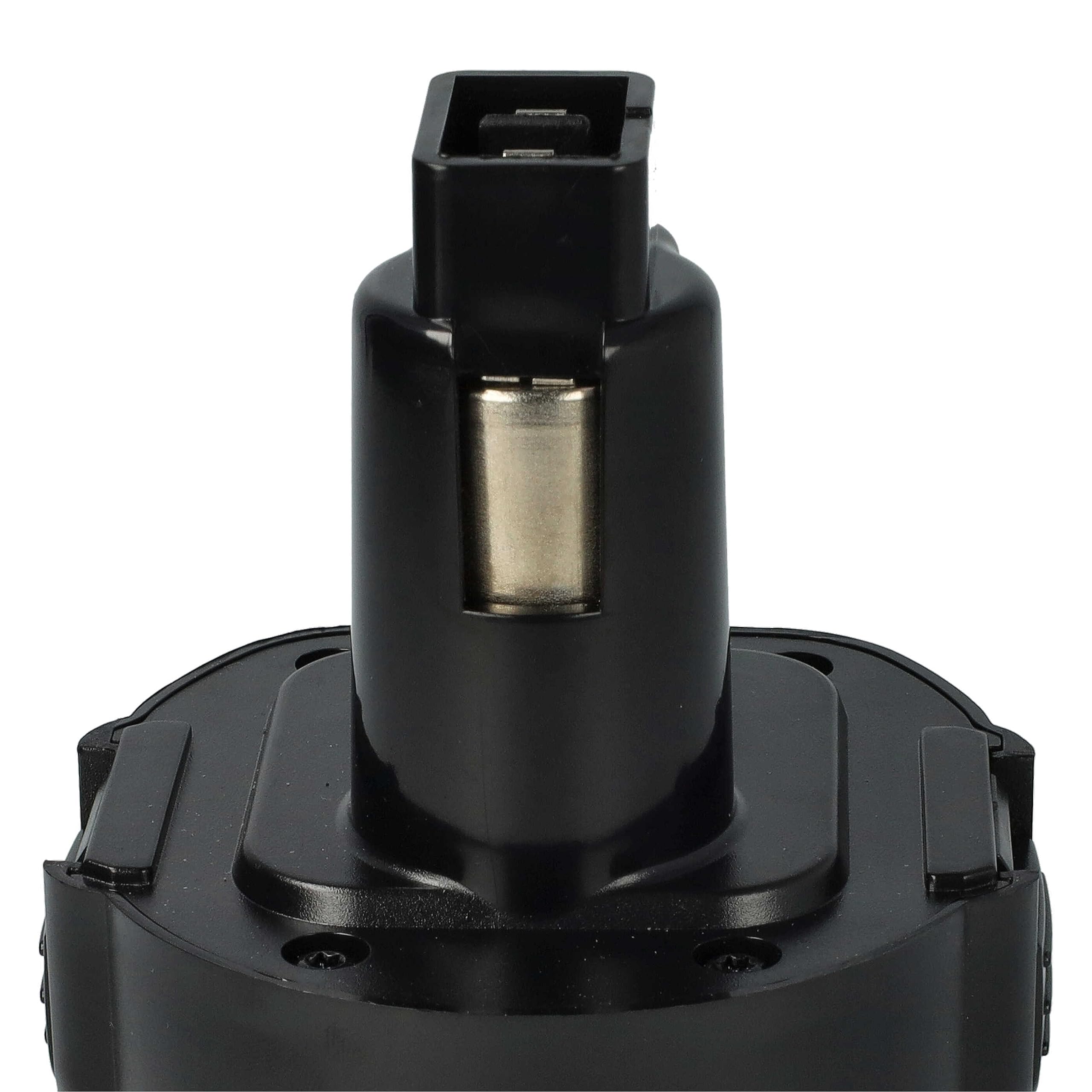 vhbw 3x NiMH akumulator 1500 mAh (9,6 V) do elektronarzędzi narzędzia Powertools Tools takie jak Dewalt DE9061, DE9062, DW9061, DW9062