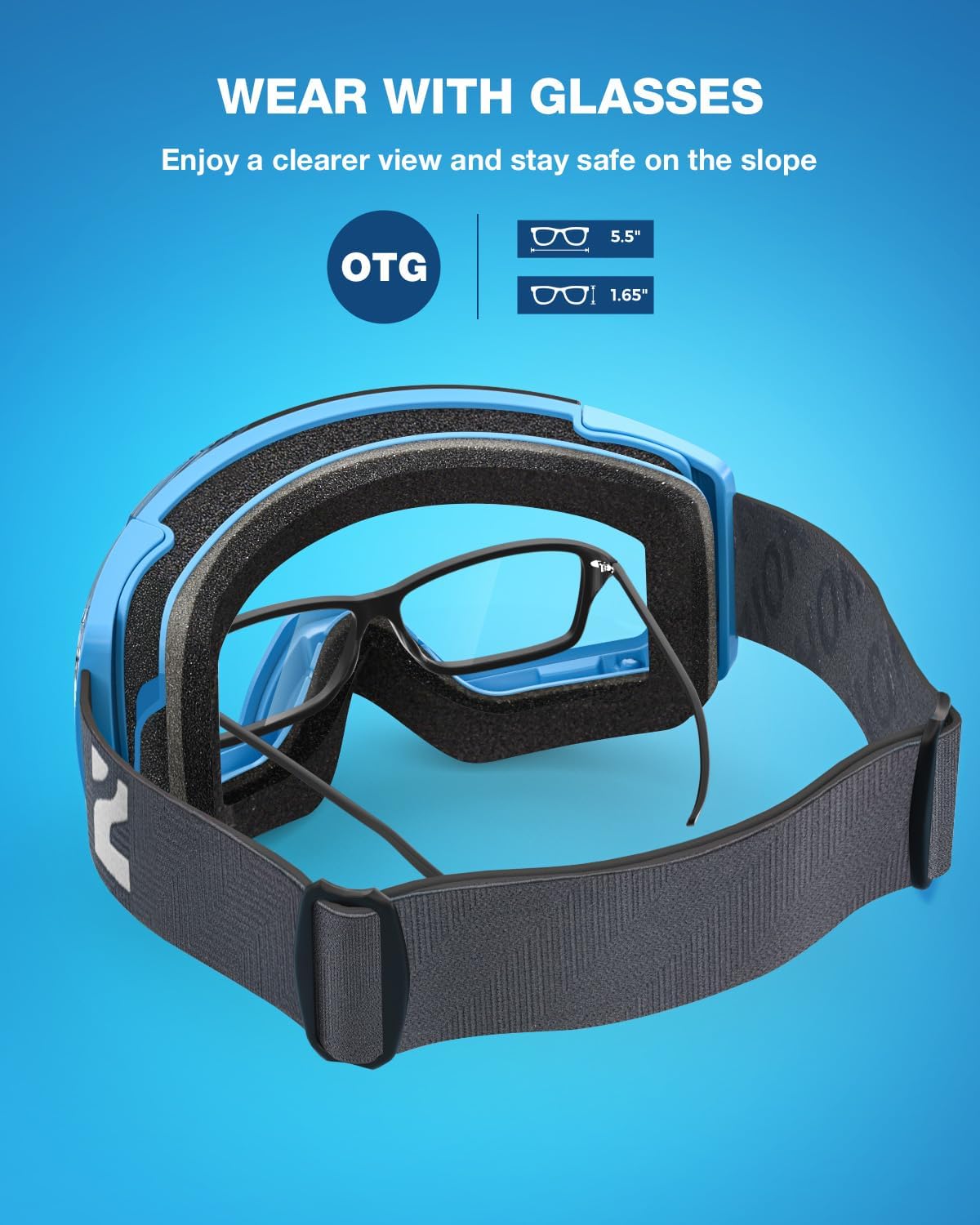 ZIONOR X4 Ski Goggles Magnetic Lens - Snowboard Goggles for Men Women Adult - Snow Goggles Anti-fog UV Protection - Image 4