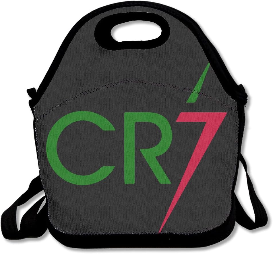 DSYBTV Lunch Bag CR7 Lunch Tote Lunch Box For Women Men Kids With Adjustable Strap
