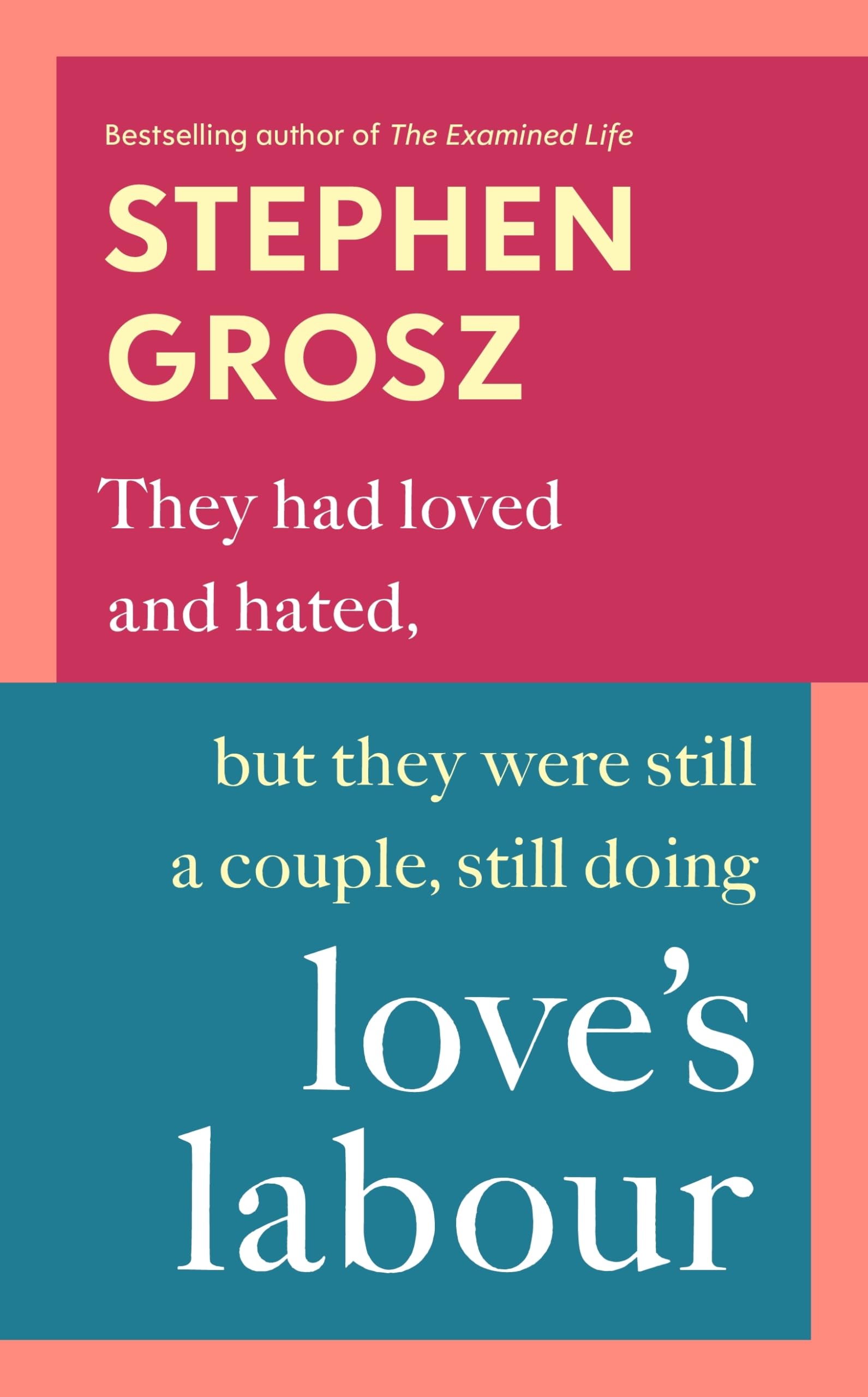 Love’s Labour by Stephen Grosz (Hardback Book)