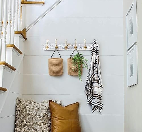 Miniatura 6 de Goodpick  Juego de 2 cestas colgantes tejidas