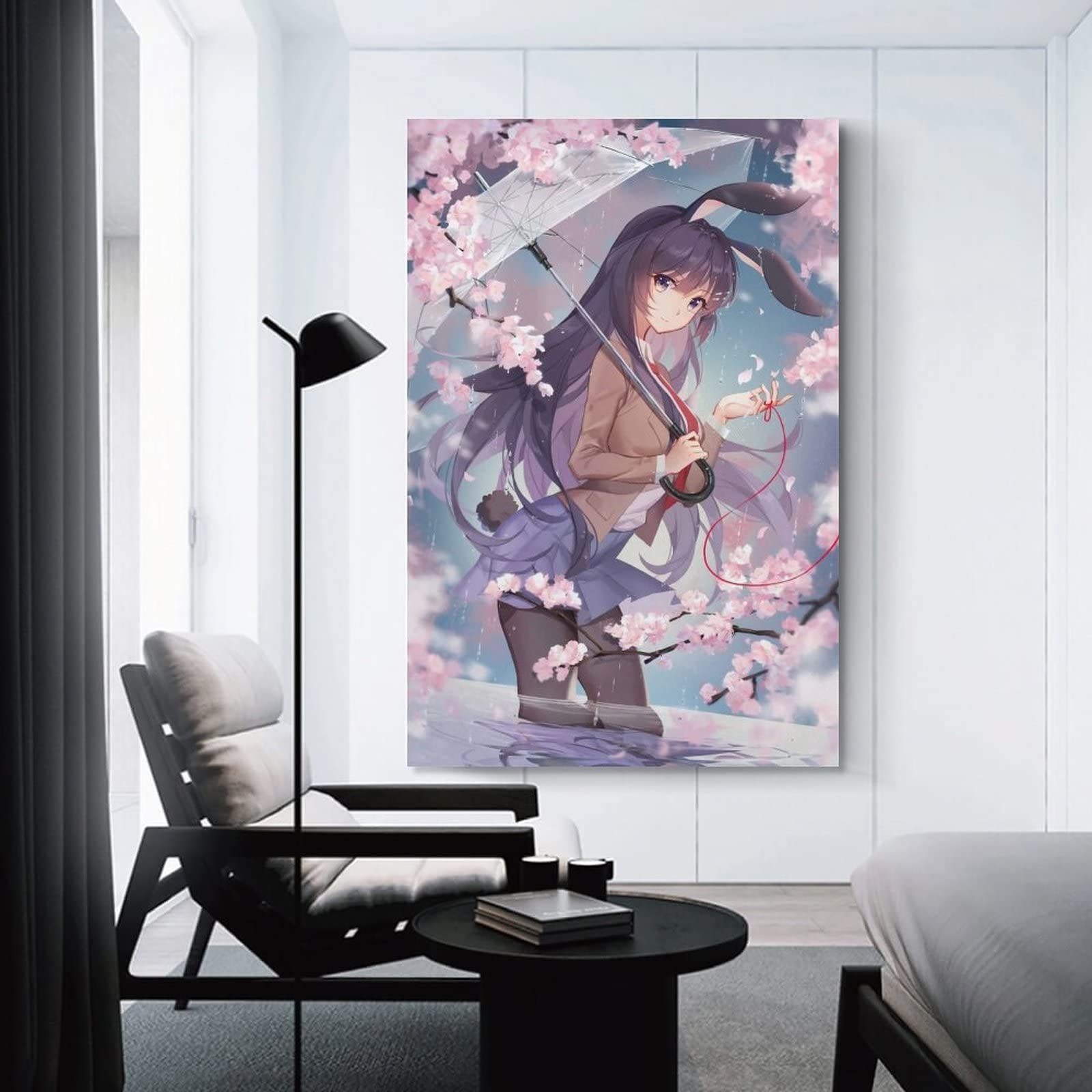 Tyio Mai Sakurajima, Aobuta Bunny Cute Girl, Anime Poster Canvas