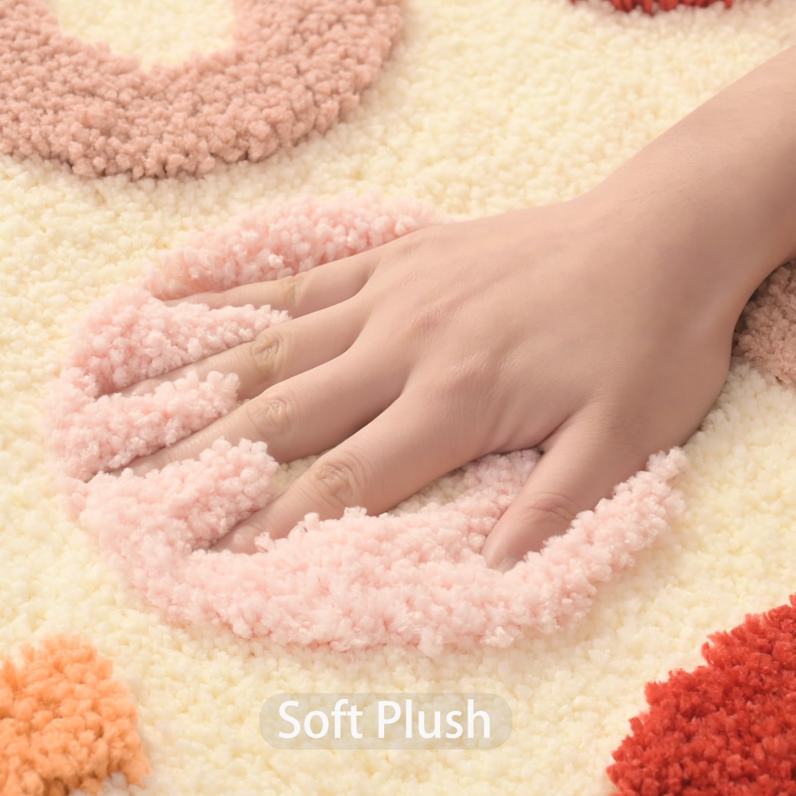 QJHOMO Beige Bath Mat Non Slip Bath Mats for Bathroom Cute Bathroom Accessories You Look Good Bath Rug Extra Thick Bathmat Cool Decor Rugs - Image 2