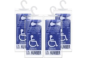 Premium Handicap Placard Holder for Car - Secure Parking Solution