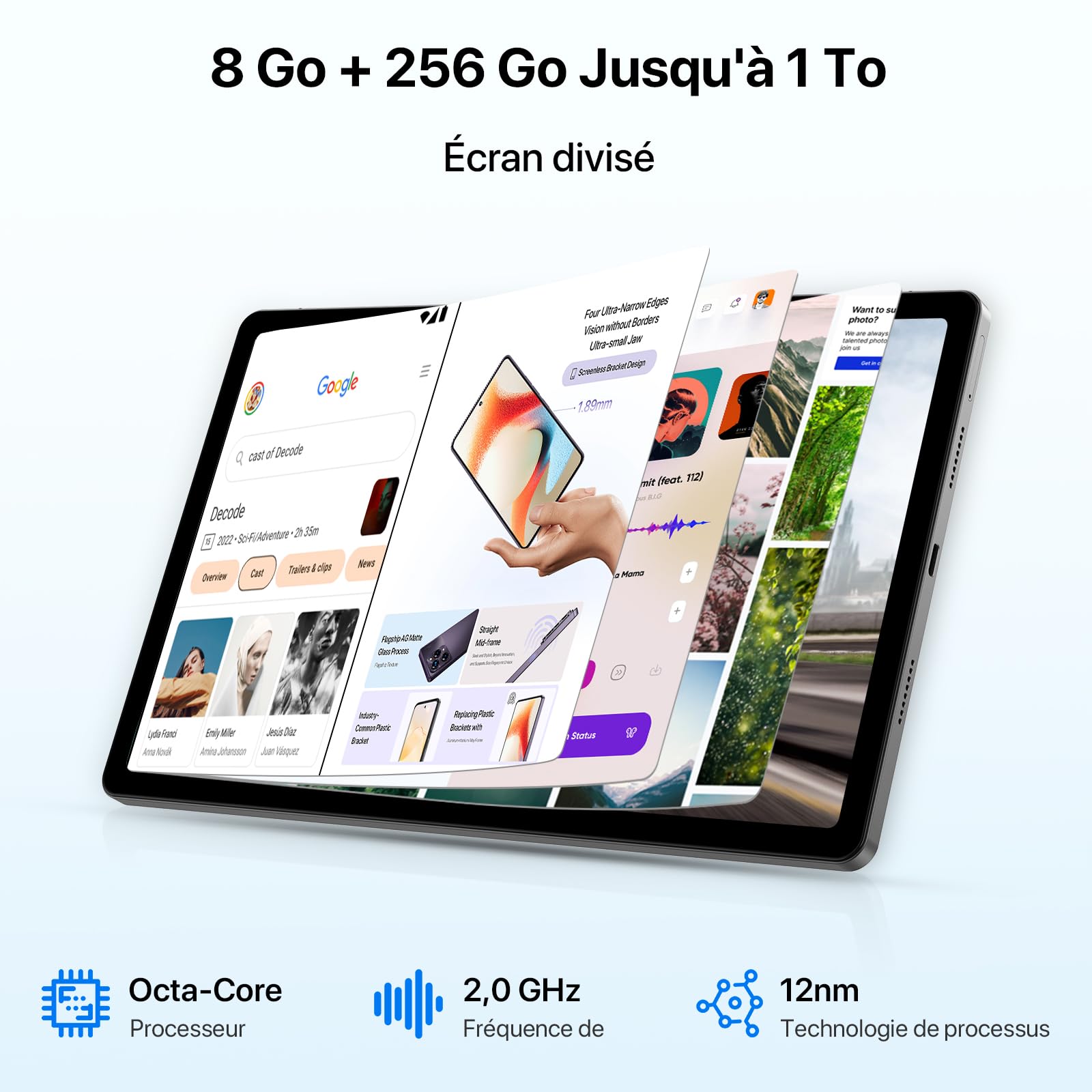 UMIDIGI Tablet A15 Tab, 2K Vivid 11