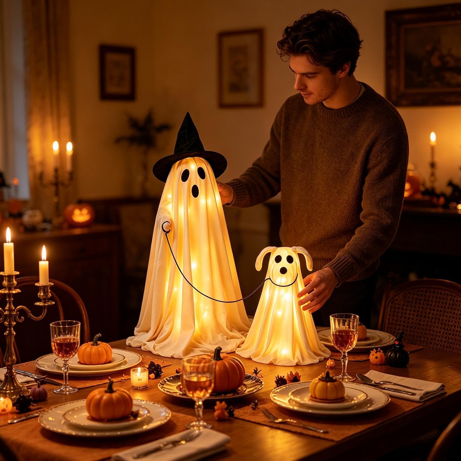 Decorazioni Halloween Esterno Caldo Divertente A Batteria