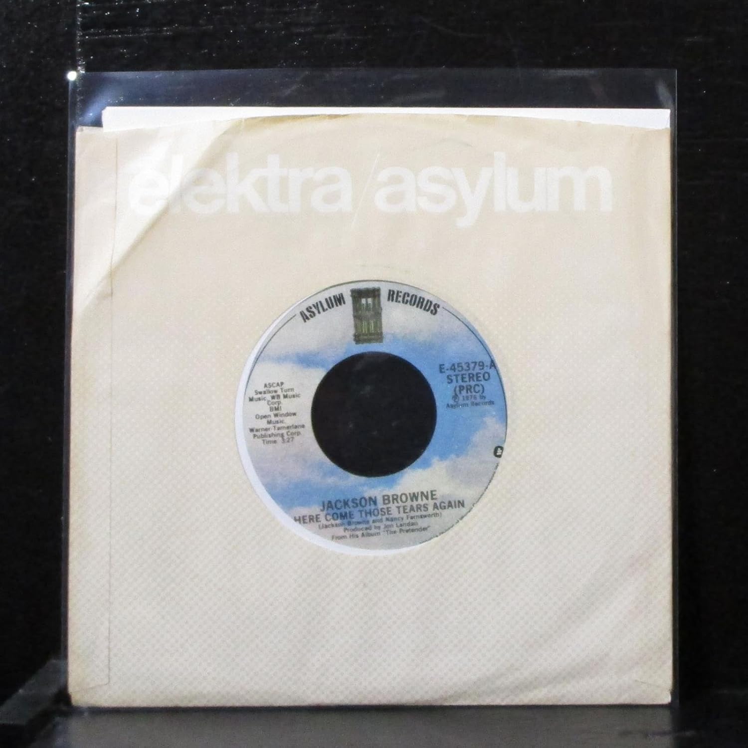 Jackson Browne Here Come Those Tears Again / Linda Paloma