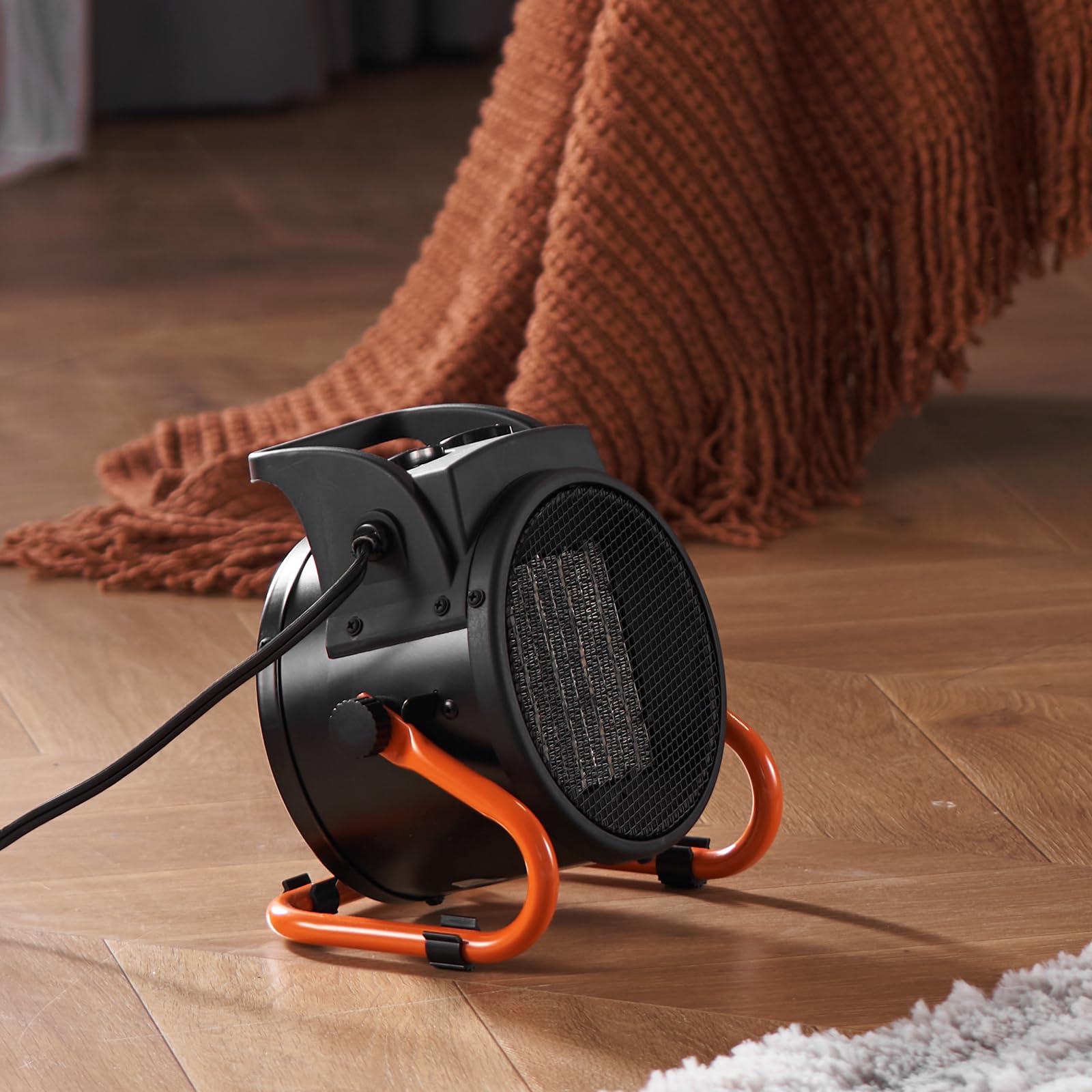 VEVOR Chauffage de serre PTC, 2000 W, chauffage de tente de culture électrique portable, à 3 vitesses, protection contre la surchauffe, chauffage rapide pour serre, salle de fleurs, lieu de travail