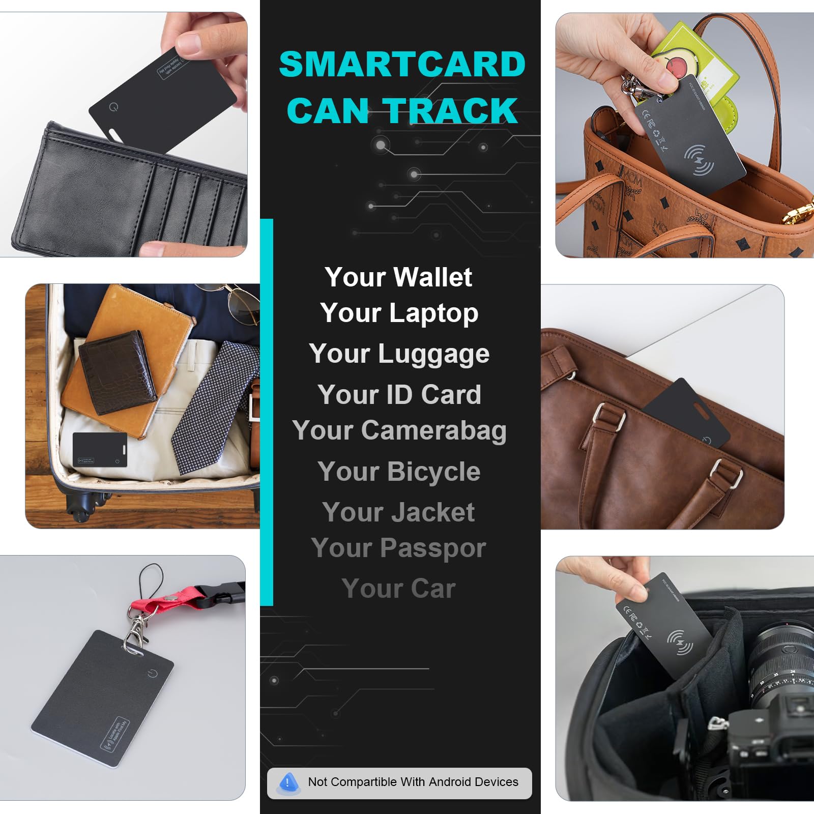 Amazon.com: CheukKee Wallet Tracker Card 1-Pack for Find My