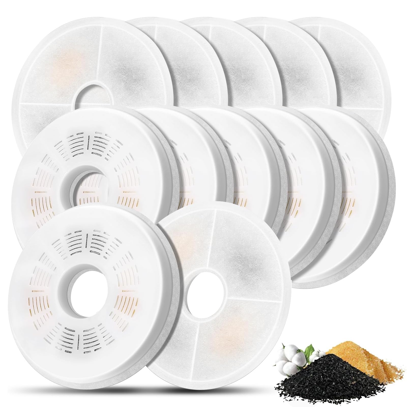 Philips drievoudige filter voor kattenfonteinfilter actieve kool