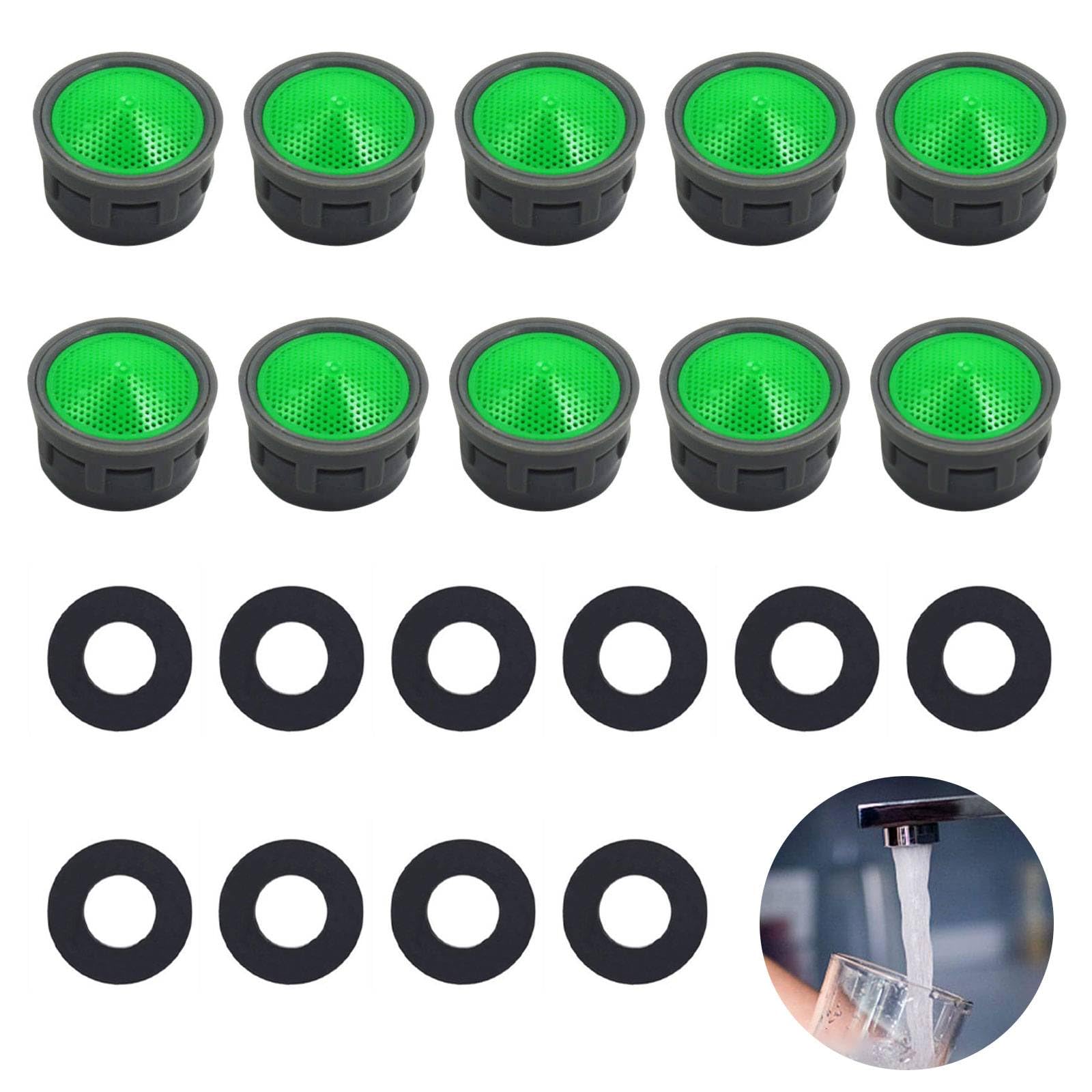 Set di aeratori per rubinetto confezione da 10 regolatore di flusso filtro per