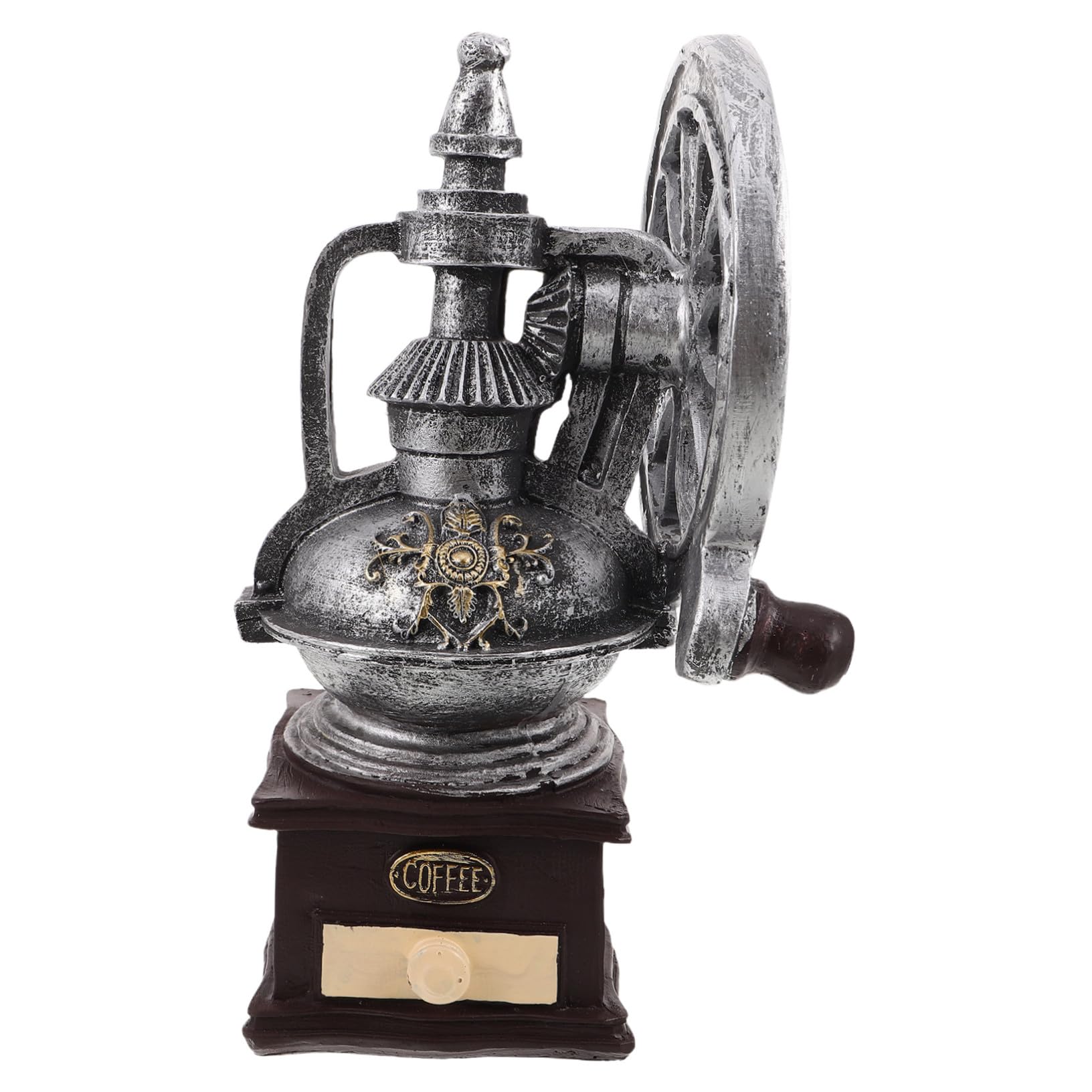 Sculpture de Cafetière Vintage en Résine, Cadeau de Décoration Unique
