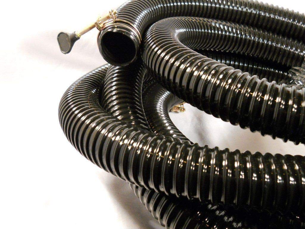 16 Foot / 5m Ribbed Hose Two Inch (50mm) with Free Clamps