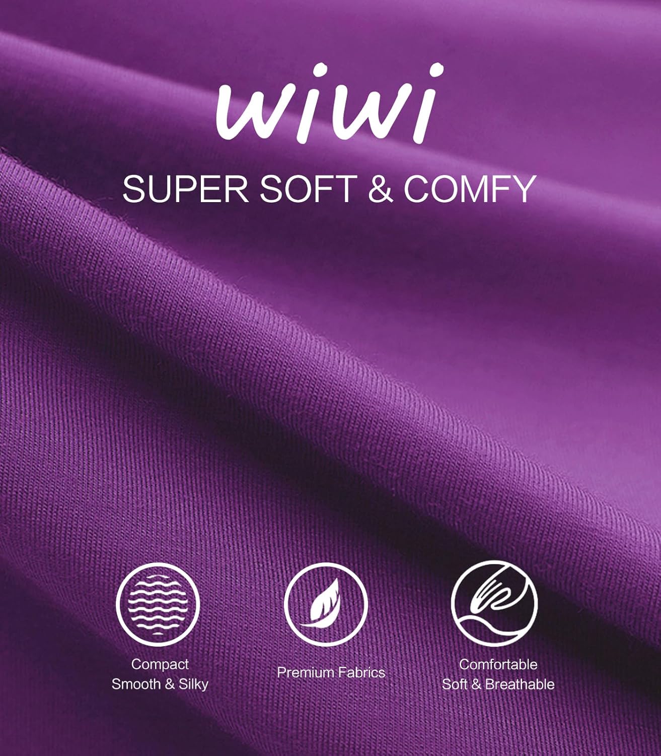 WiWi Pajamas for Women Super Soft Pajama Sets Cooling Short Sleeve Top Capri Pants Viscose from Bamboo Sleepwear Pjs S-4X - Image 5