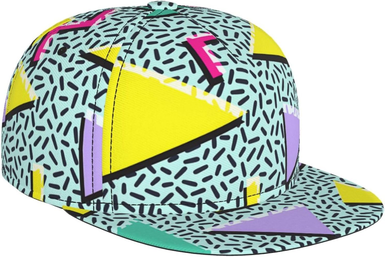 Baseball Cap Adjustable Breathable Fashion Snapback Flat Bill Hat Casual Hip Hop Hats for Men Women Outdoor