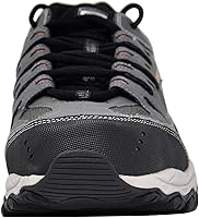 Vista 17 de Skechers Zapatos de construcción Cankton con punta de acero para hombre, clasificación de peligro eléctrico, espuma viscoelástica Negro/Carbón
