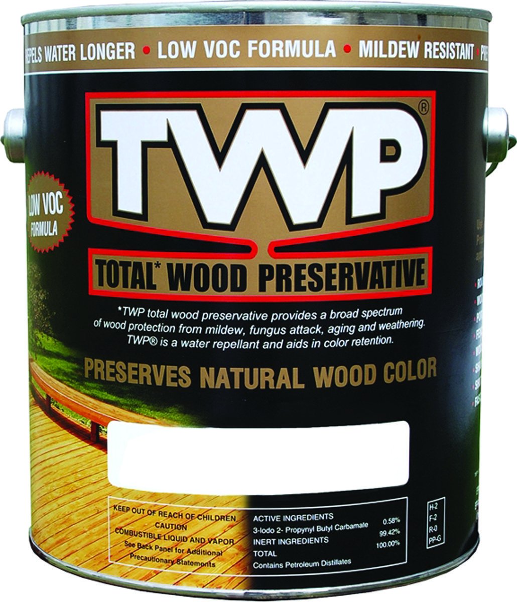 Sponsored Ad - TWP 1504 Black Walnut Low VOC Wood Preservation Stain - Eco-Friendly, Long-Lasting Protection, UV & Water Resistant, Easy to Apply - 1 Gallon