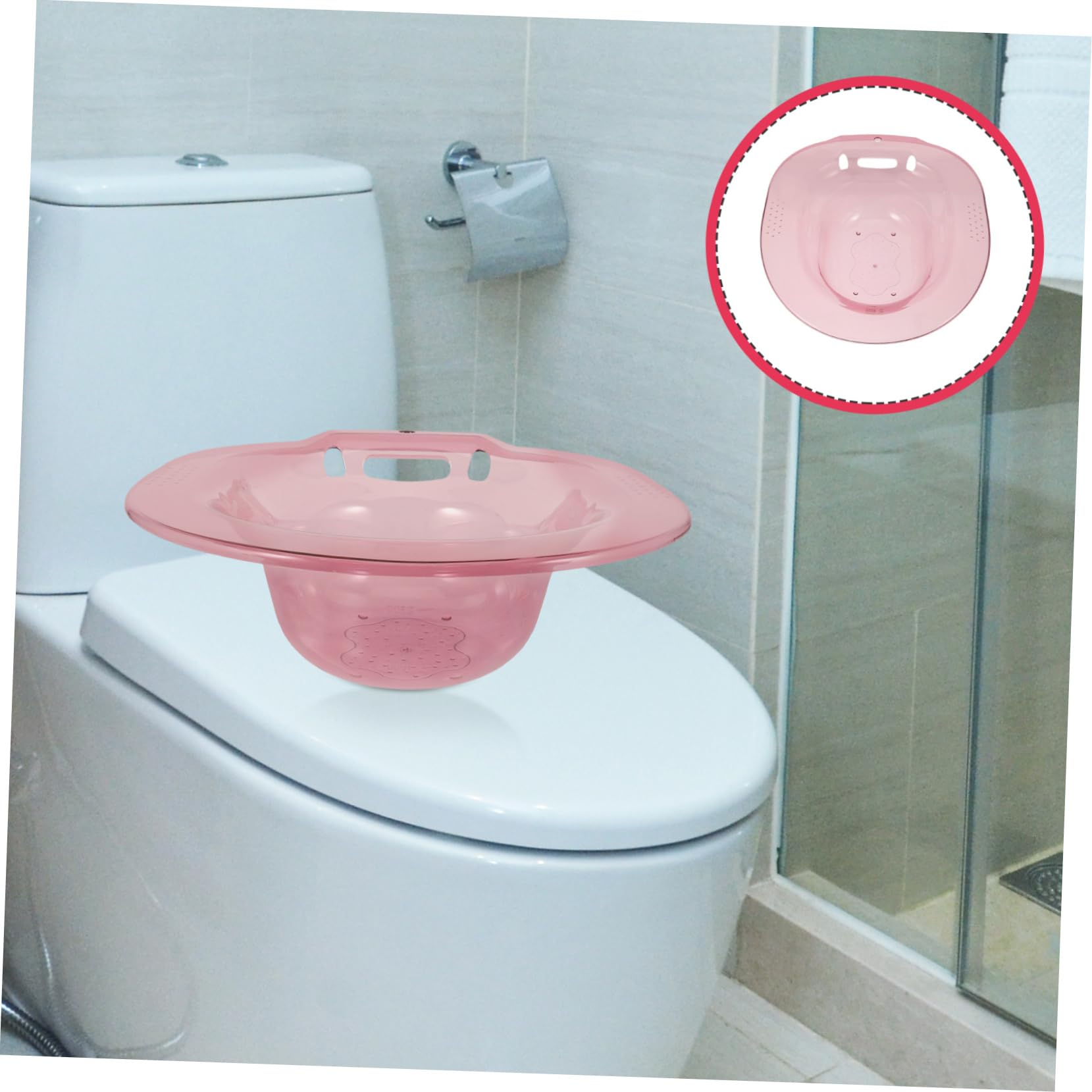 Sitzbad Basin Pet für Schwangere und Senioren Robustes Langlebiges Design Einfach zu Reinigen Lagern zur Linderung von Beschwerden für Körperpflege