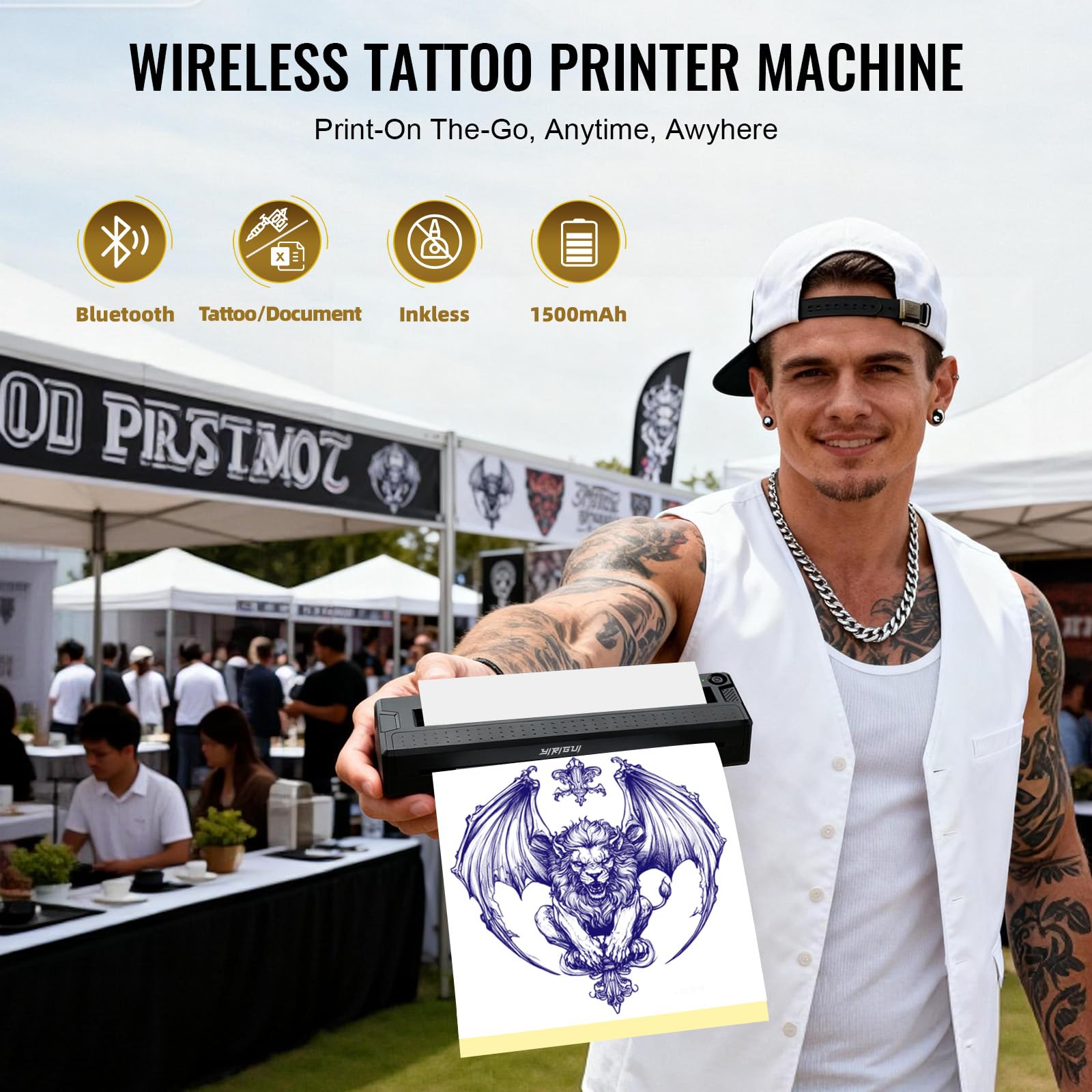 2026 2-in-1 Tattoo-Schablone & Dokumentendrucker